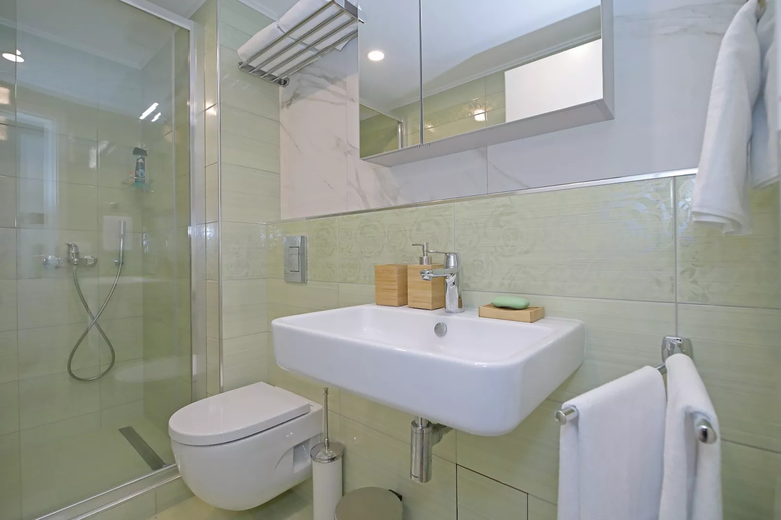 Studio O - Studio with Sea View (Stražičić)-Badkamer