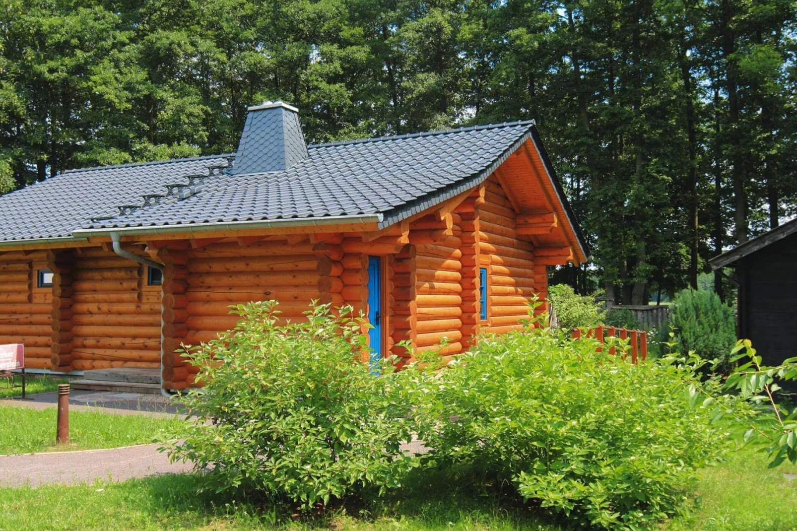 Blockhaus 30 m²-Buitenkant zomer