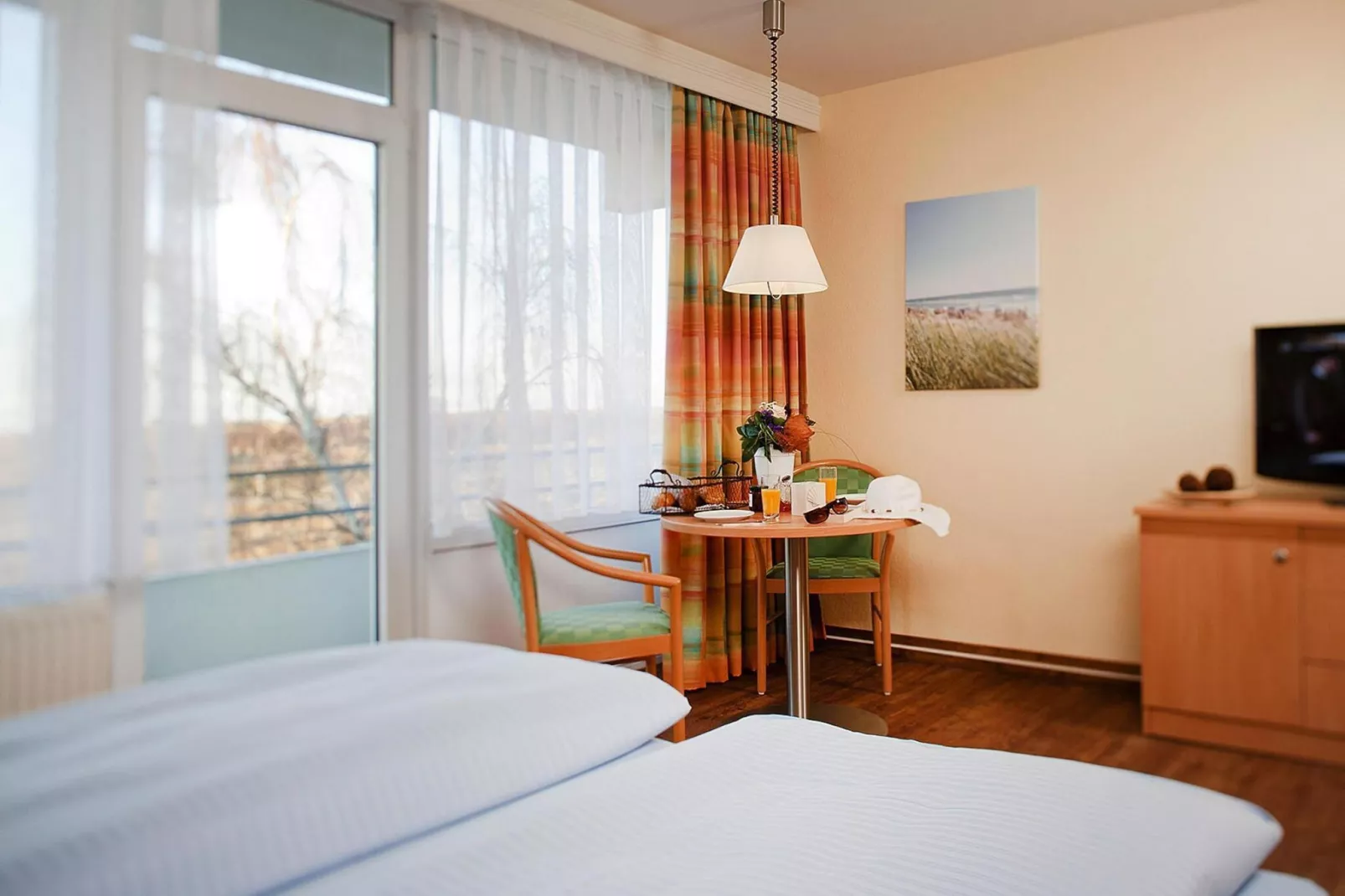 1-Zimmer-Apartment "An der Düne" 32qm-Woonkamer