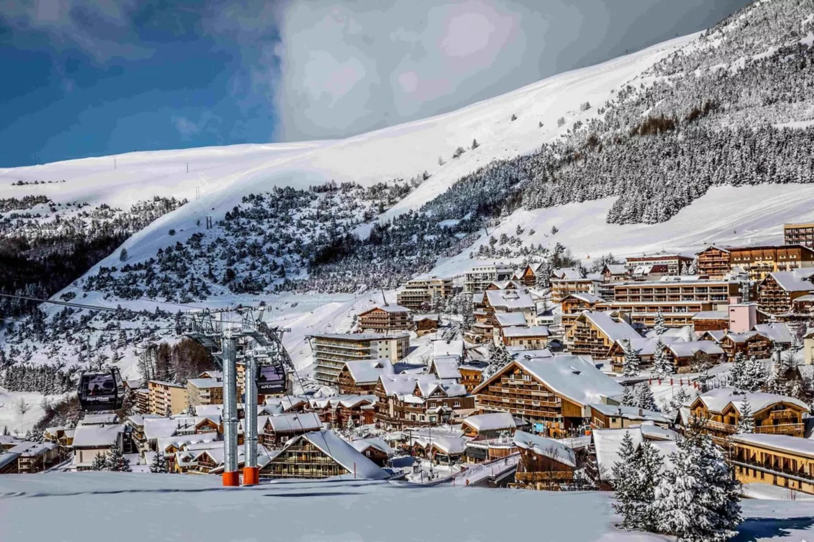 Le Grand Panorama I 2-Gebied winter 5km