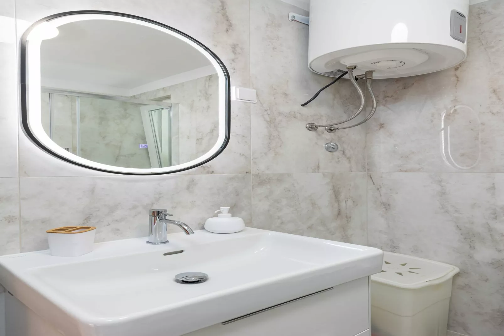 Guest House Vulic - Studio Apartment with Terrace-Badkamer