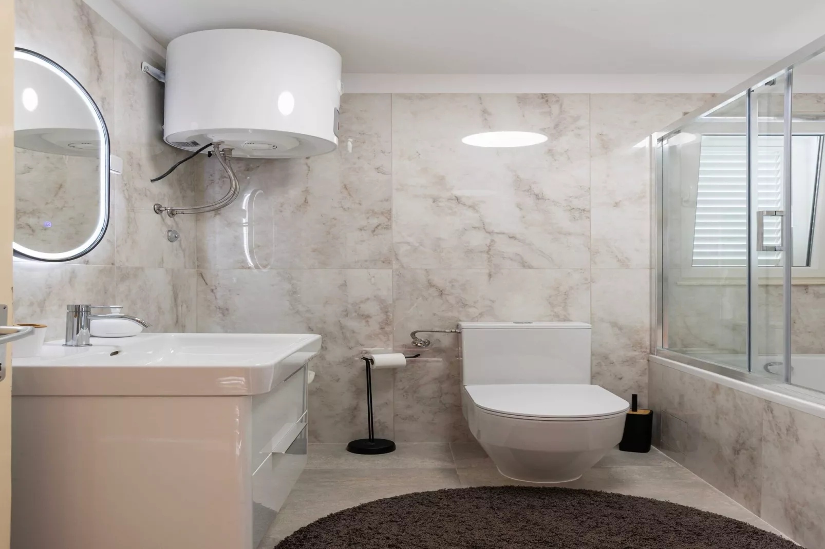 Guest House Vulic - Studio Apartment with Terrace-Badkamer
