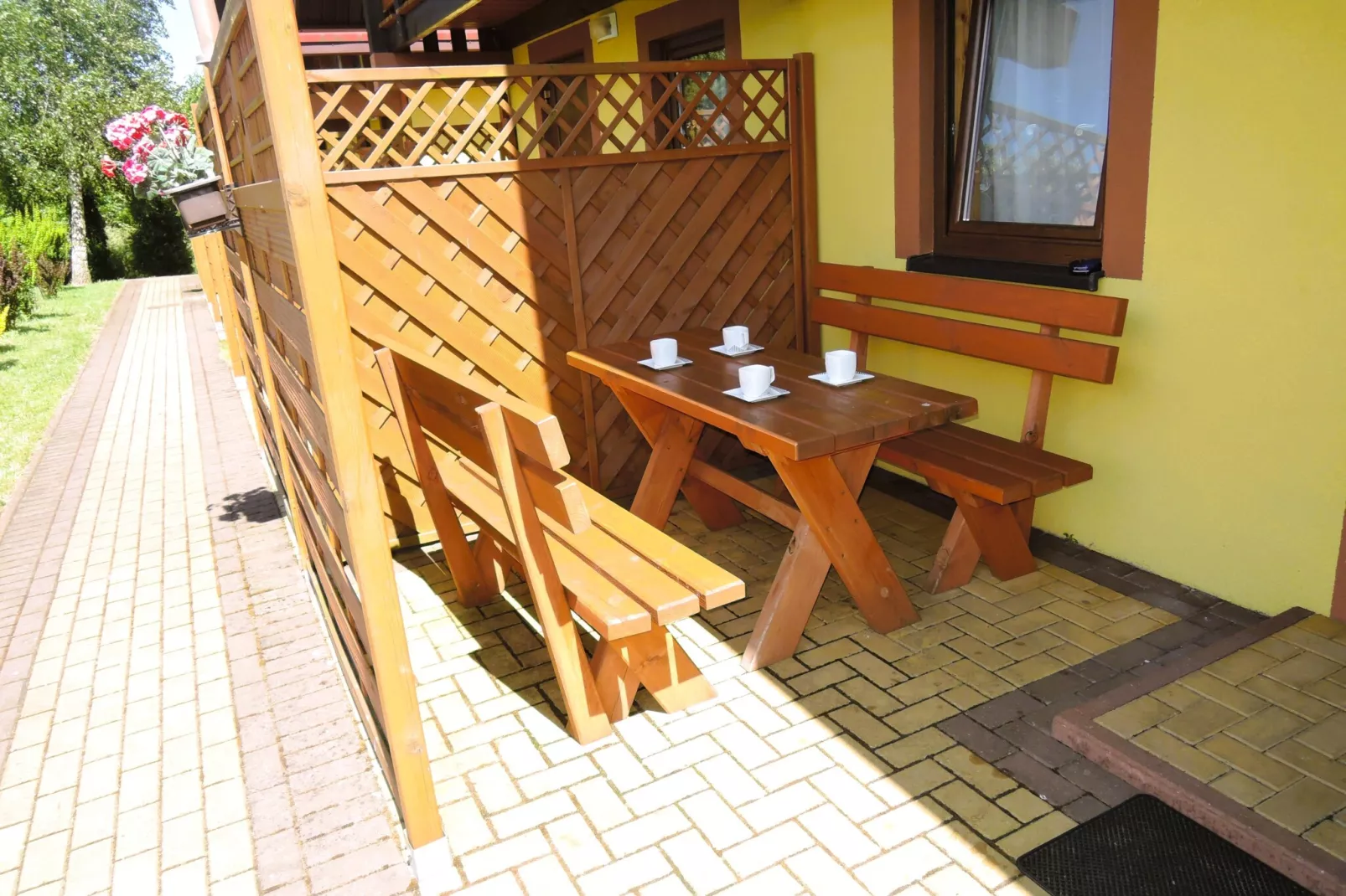 Holiday Resort in Rewal-Terrasbalkon