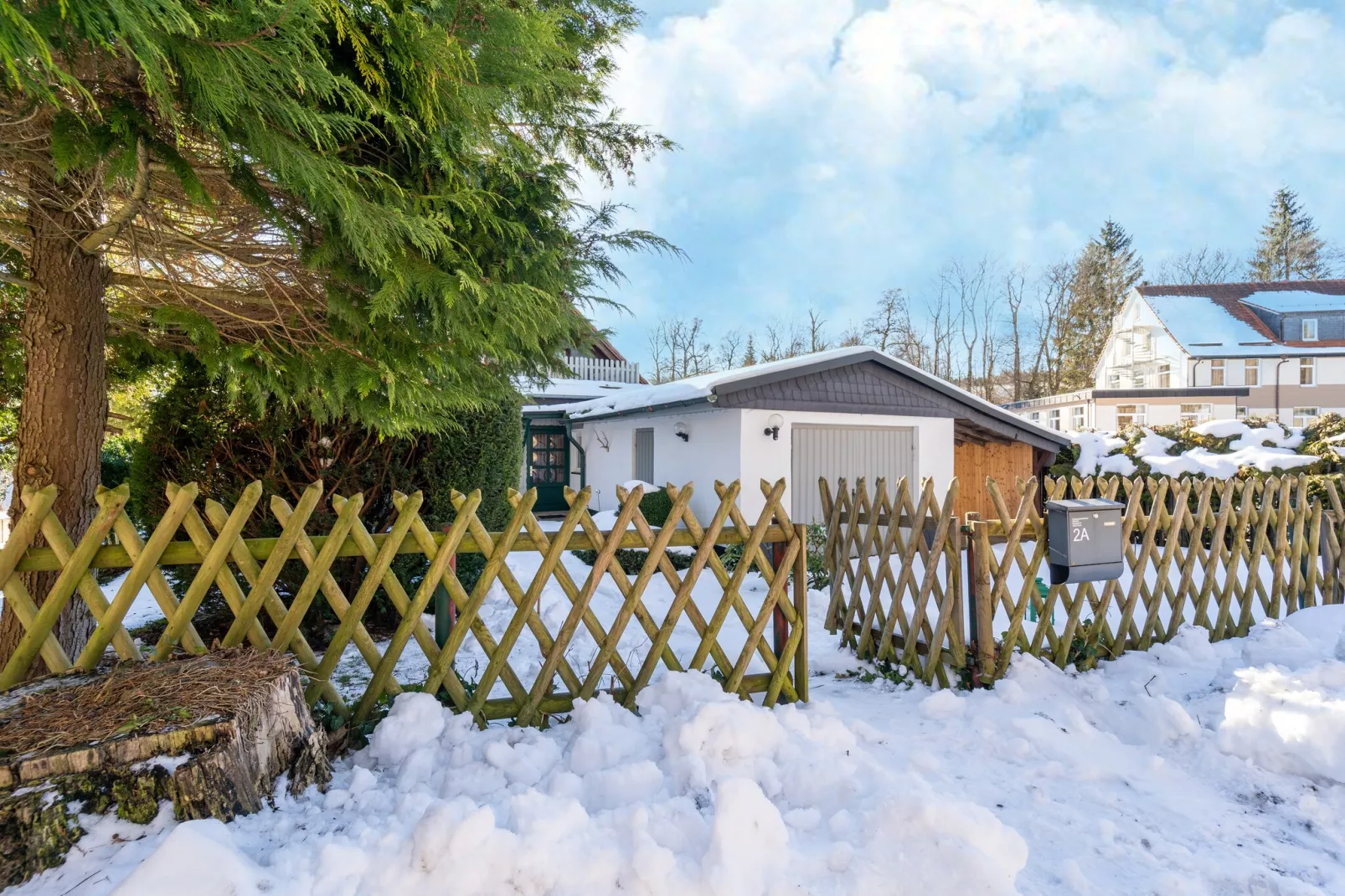 Ferienhaus Elendstal-Tuin winter
