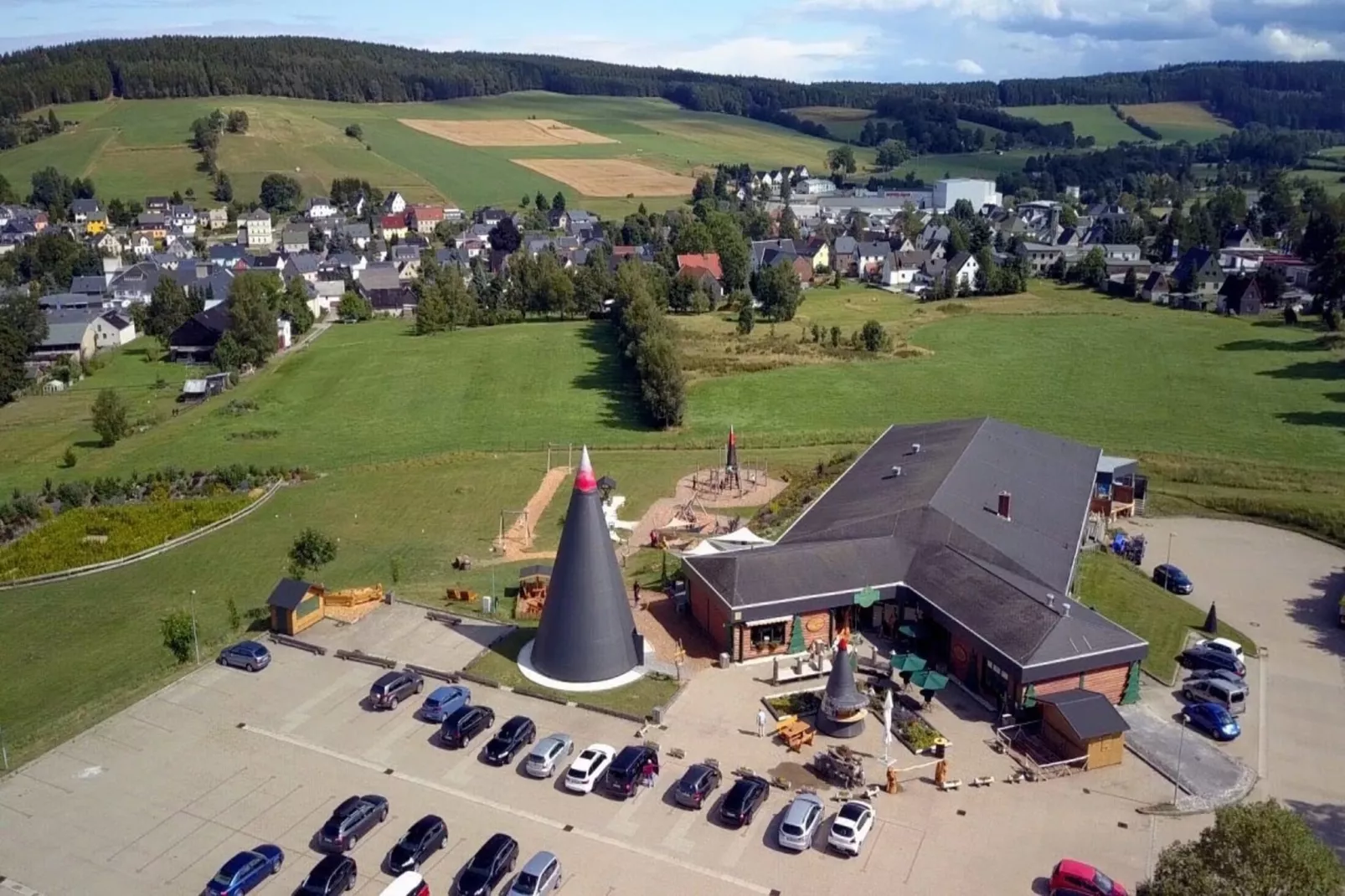 Am Rennsteig-Gebieden zomer 20km