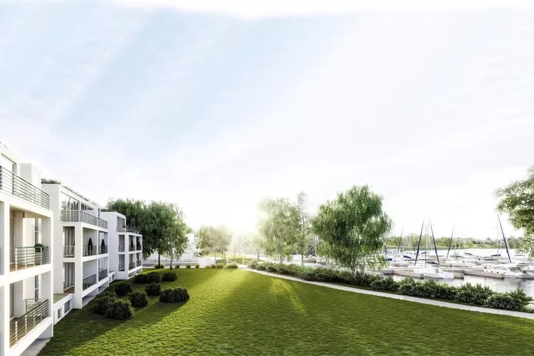 Apartments im MAREMÜRITZ Yachthafen Resort & Spa / Fortuna Suite Landseite 2 Personen und 1 Kind 3-15 Jahre-Buitenkant zomer