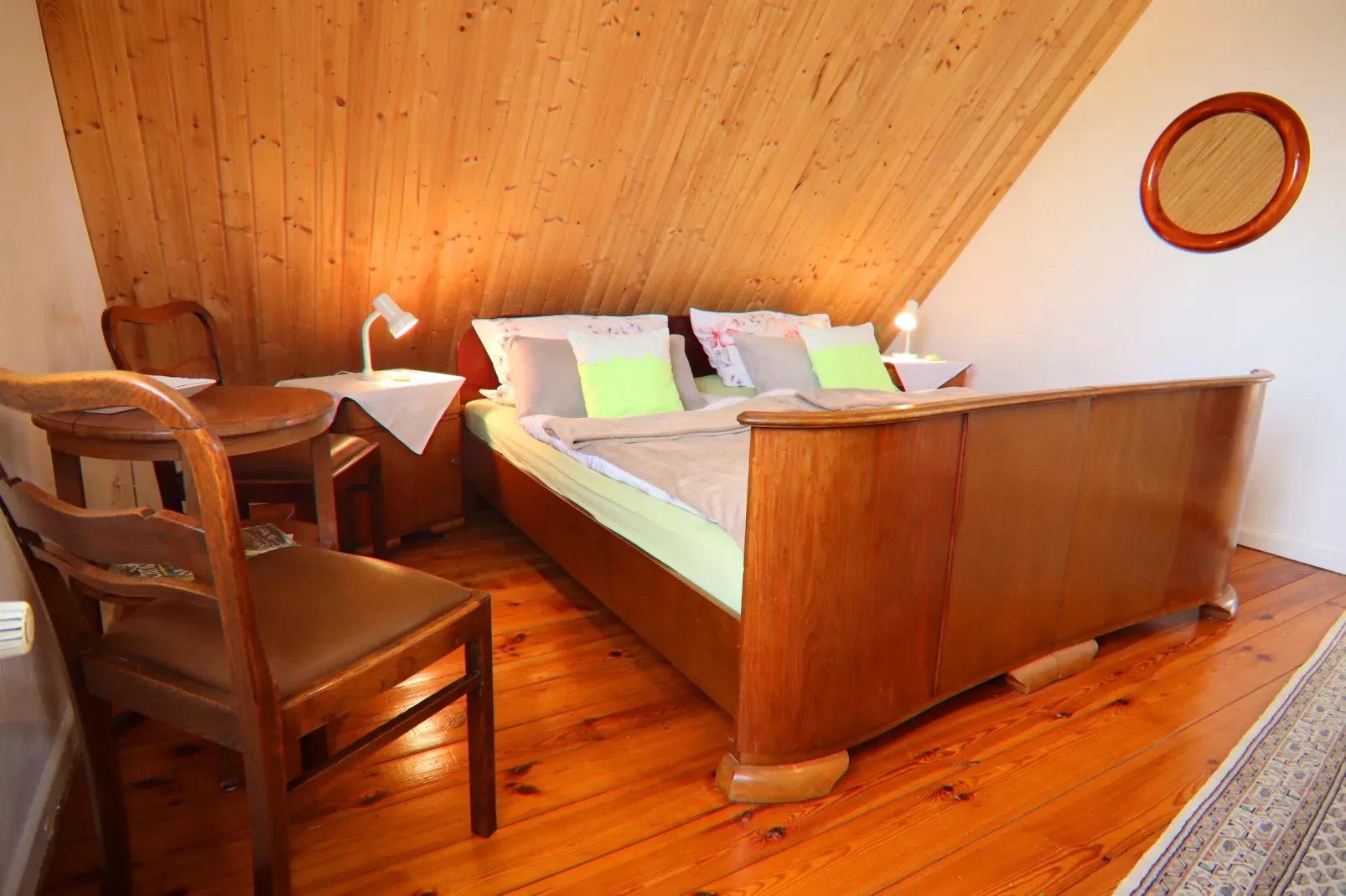 Ferienwohnung in Mallentin-Slaapkamer