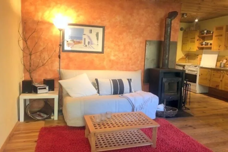 Holiday flats Forellenhof Dabo // Typ B 4 Erw  55 qm-Woonkamer
