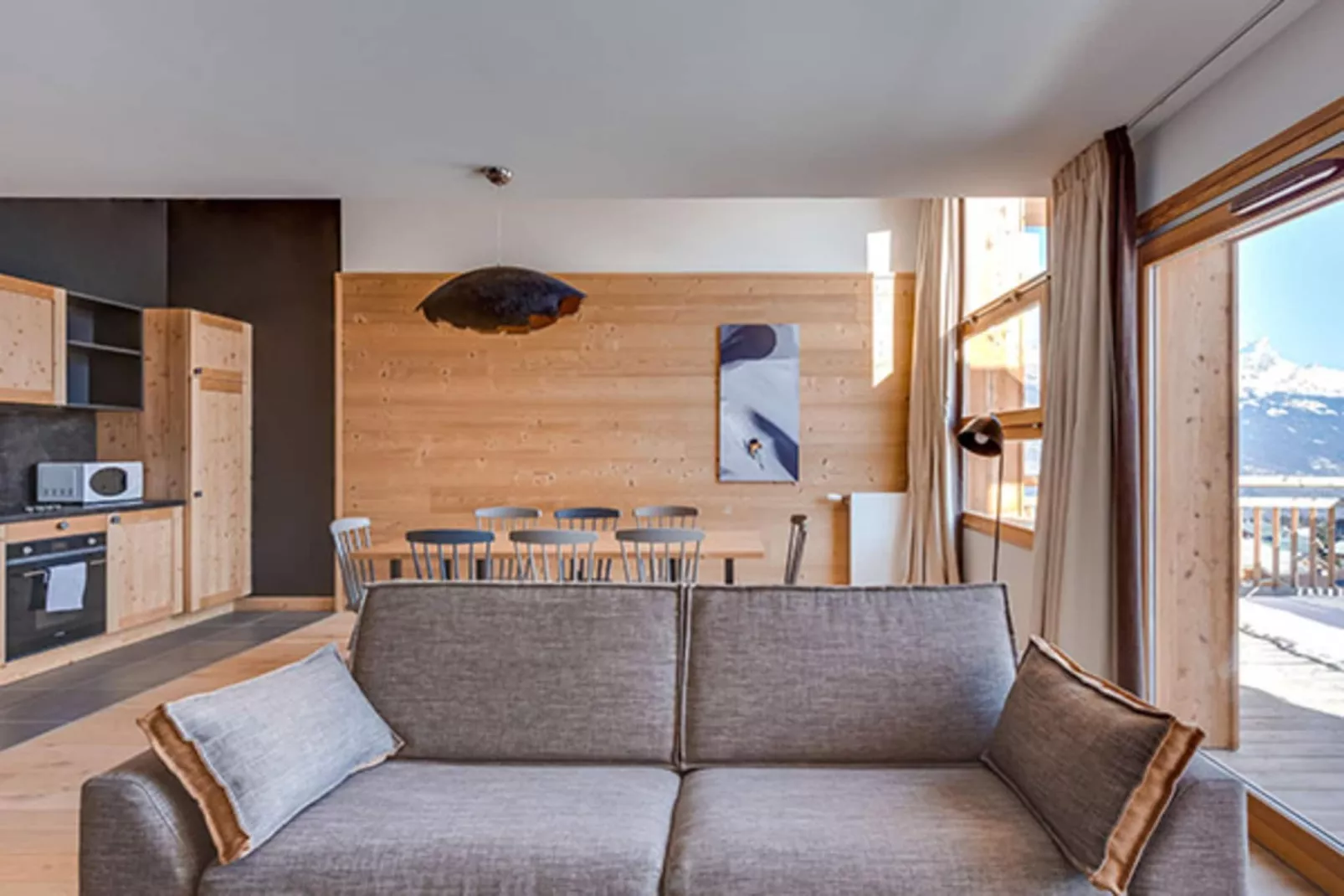 COMBLOUX Les Fermes du Mont Blanc -D48P-Woonkamer