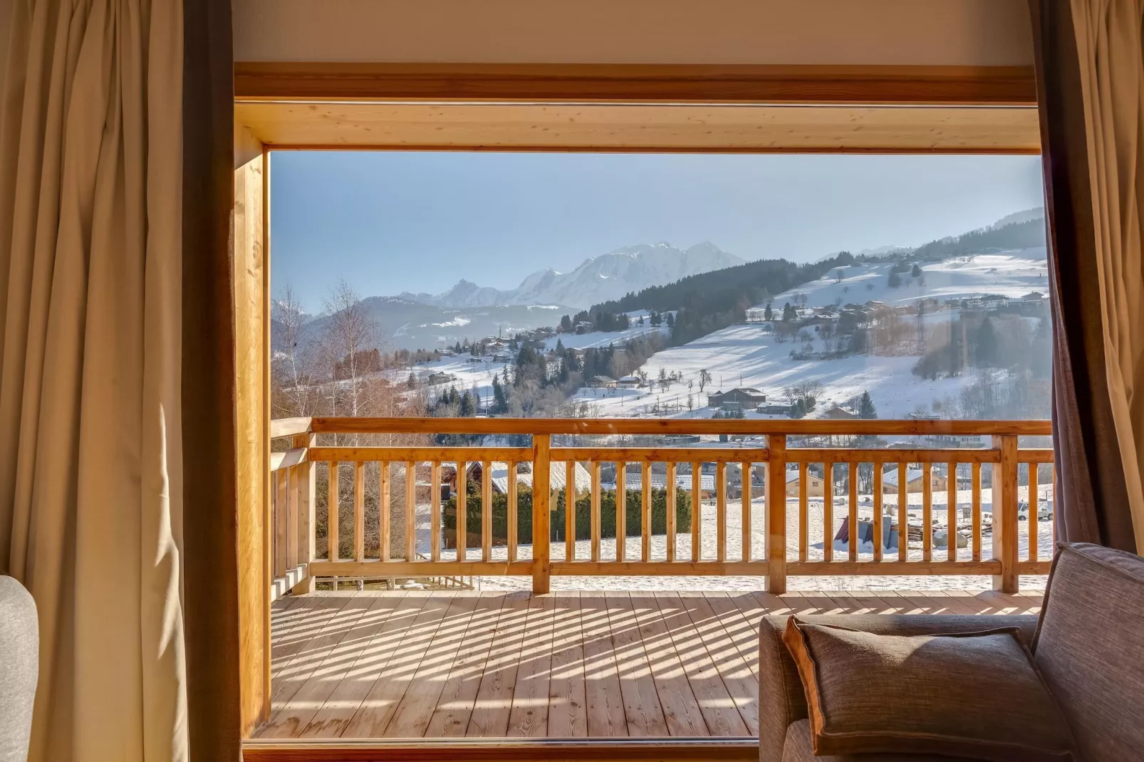 COMBLOUX Les Fermes du Mont Blanc -D48P-Terrasbalkon