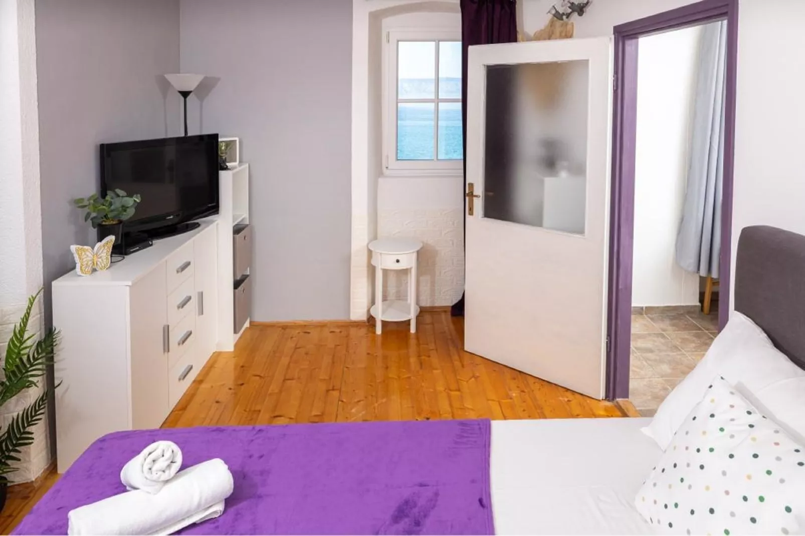 Apartments Vela Stiniva -  Two Bedroom Apartment with Sea View and Terrace - A2 (67617)-Slaapkamer