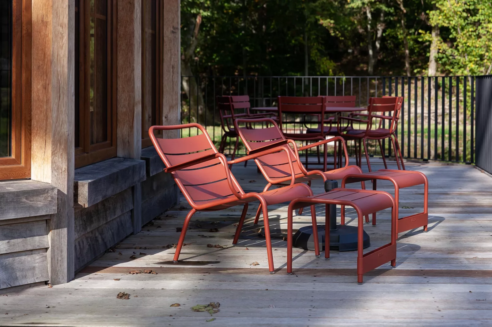 Cabane The Funny Friends-Terrasbalkon