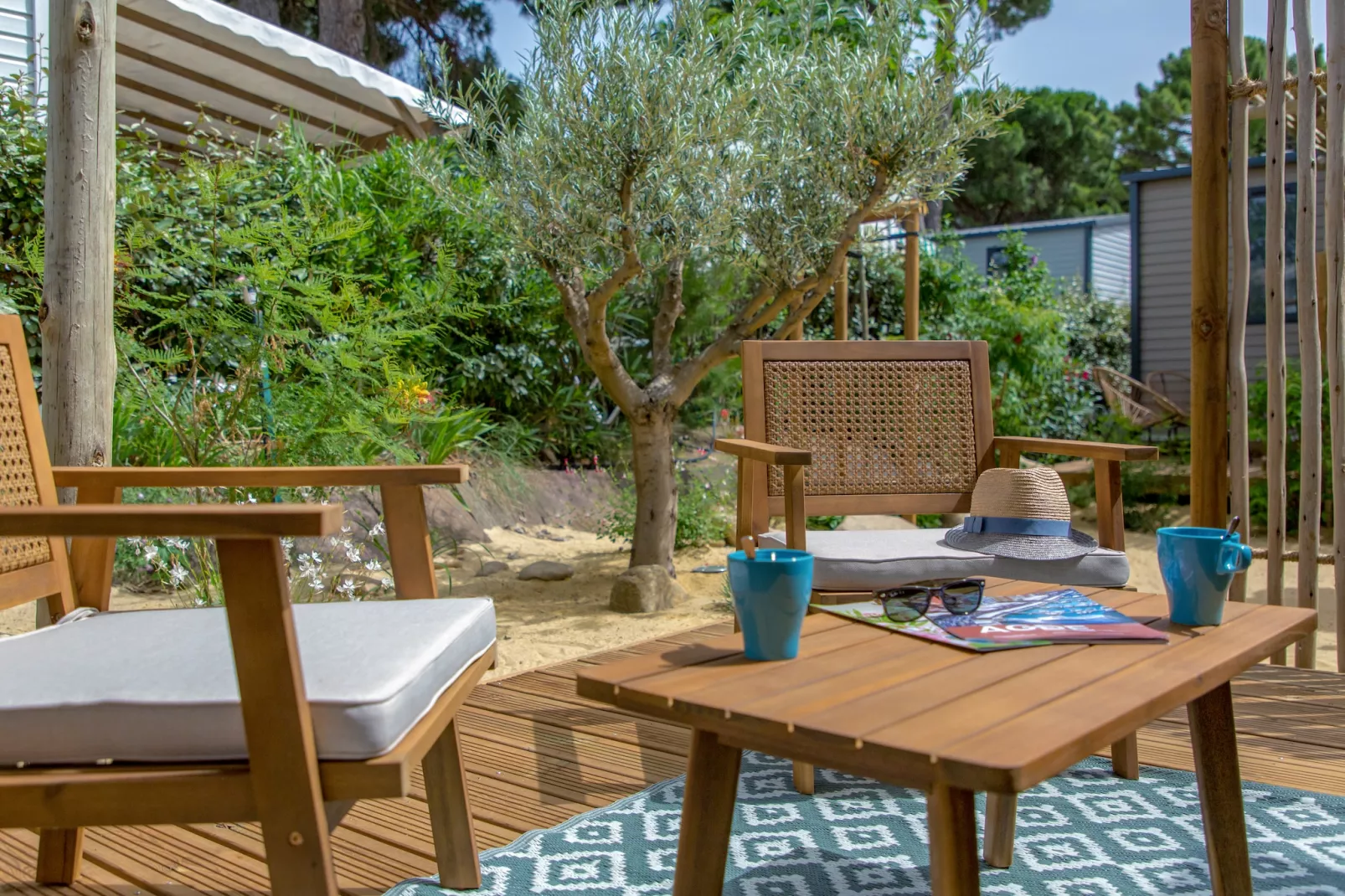 Les Jardins d'Agathe 6-Terrasbalkon