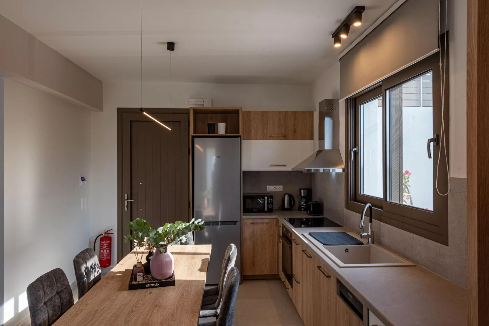 Athel Panoramic view Villas Athina-Keuken