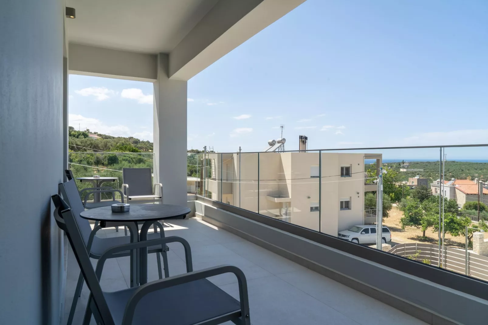 Athel Panoramic view Villas Athina-Terrasbalkon