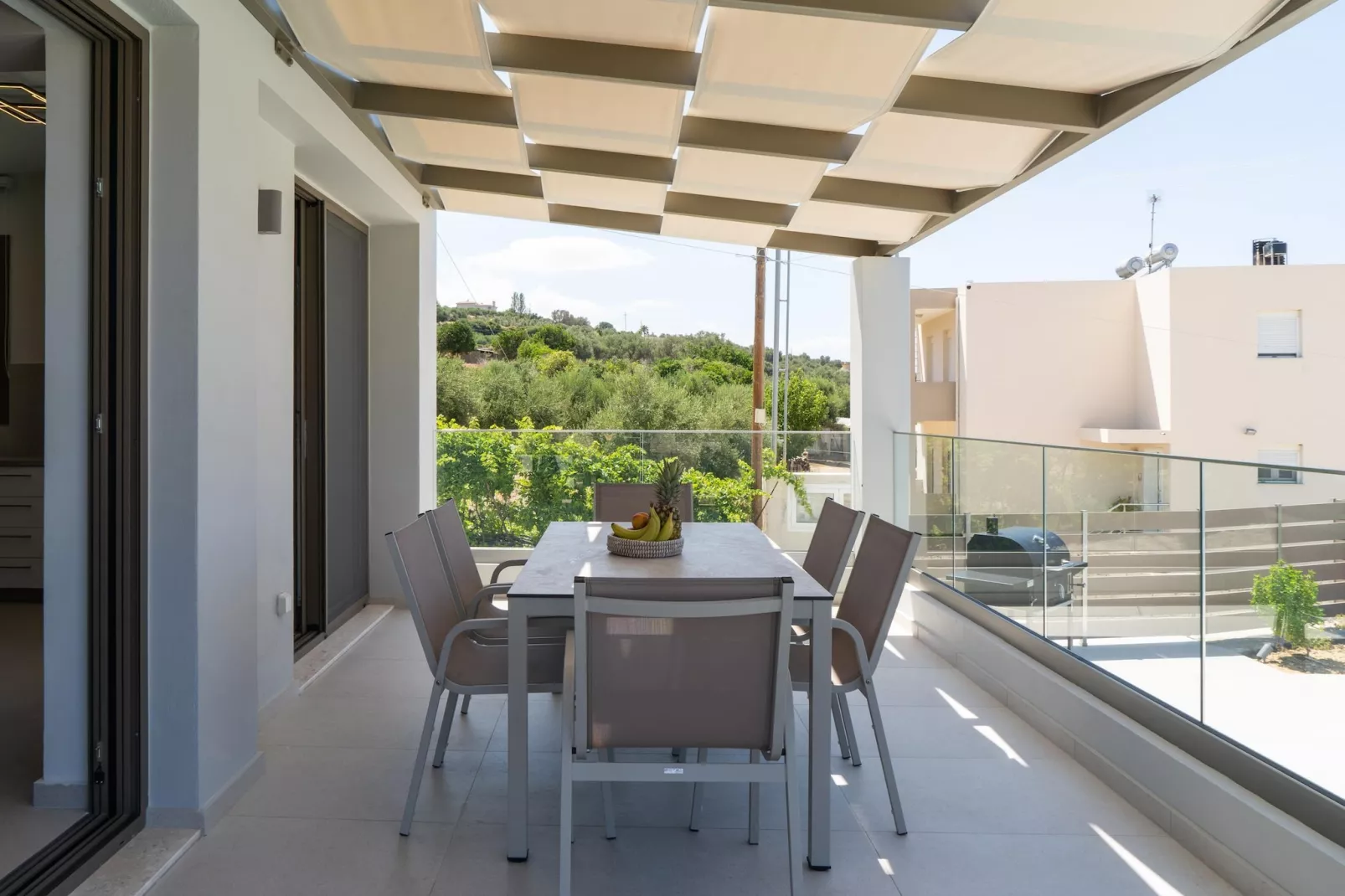 Athel Panoramic view Villas Athina-Terrasbalkon
