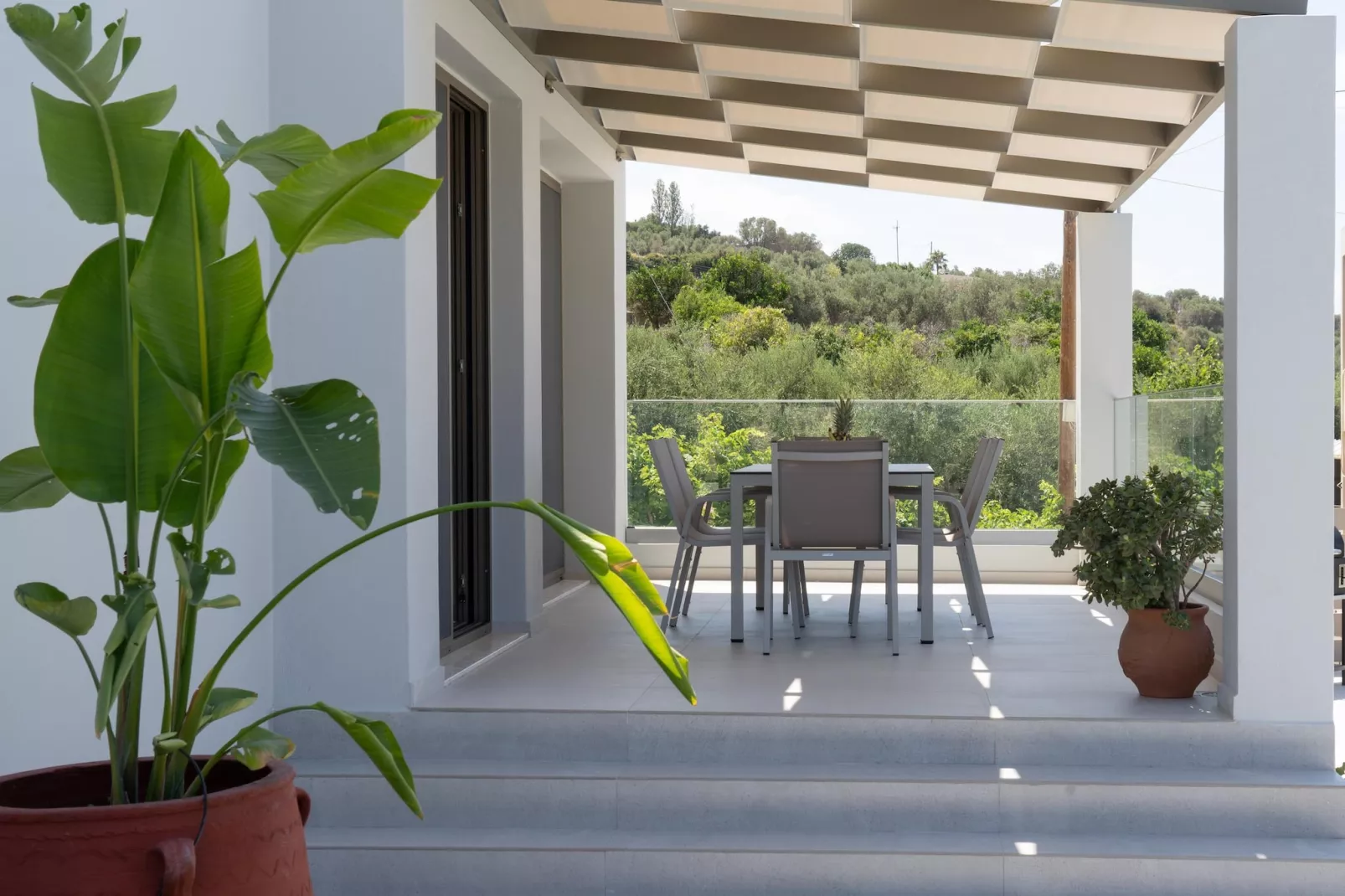 Athel Panoramic view Villas Athina-Terrasbalkon