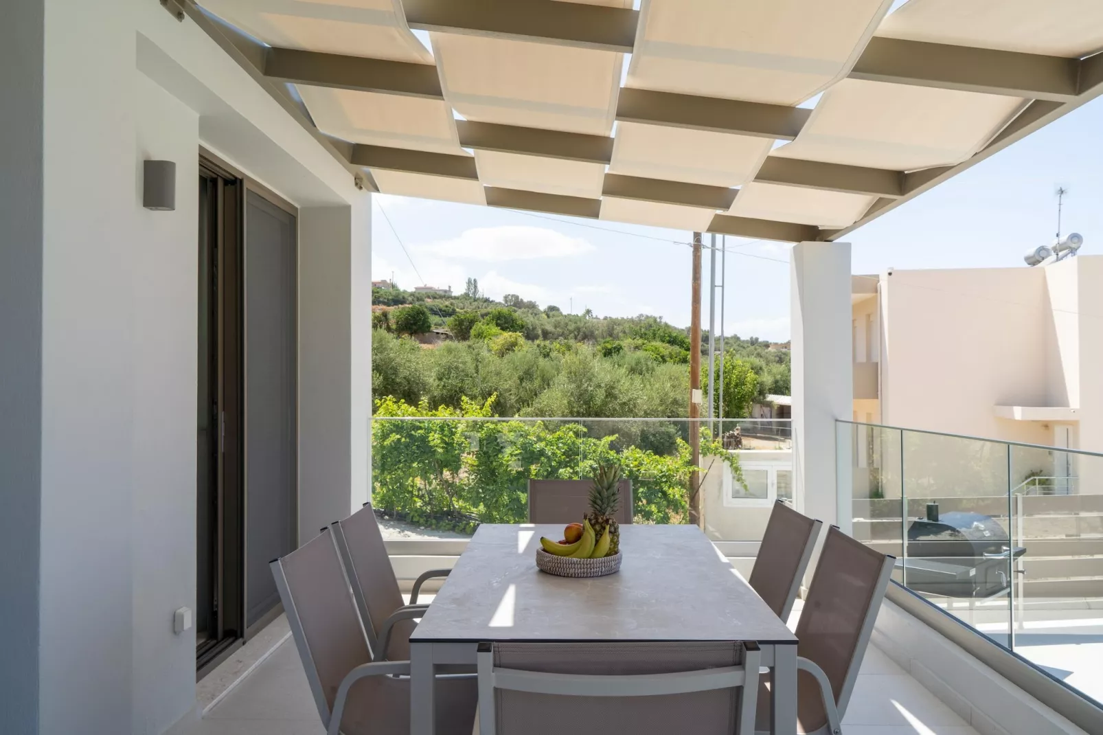 Athel Panoramic view Villas Athina-Terrasbalkon