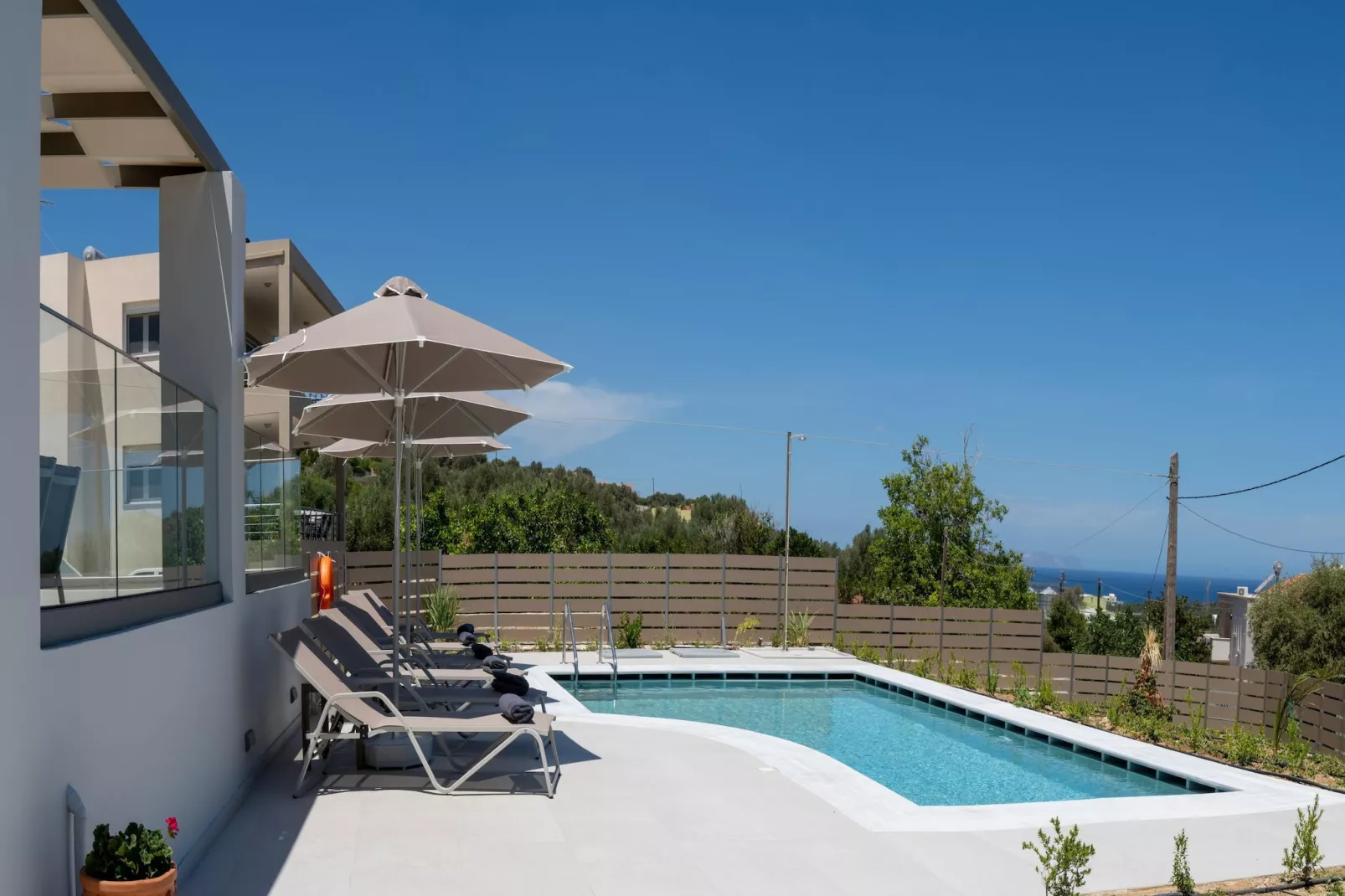 Athel Panoramic view Villas Stavros-Zwembad