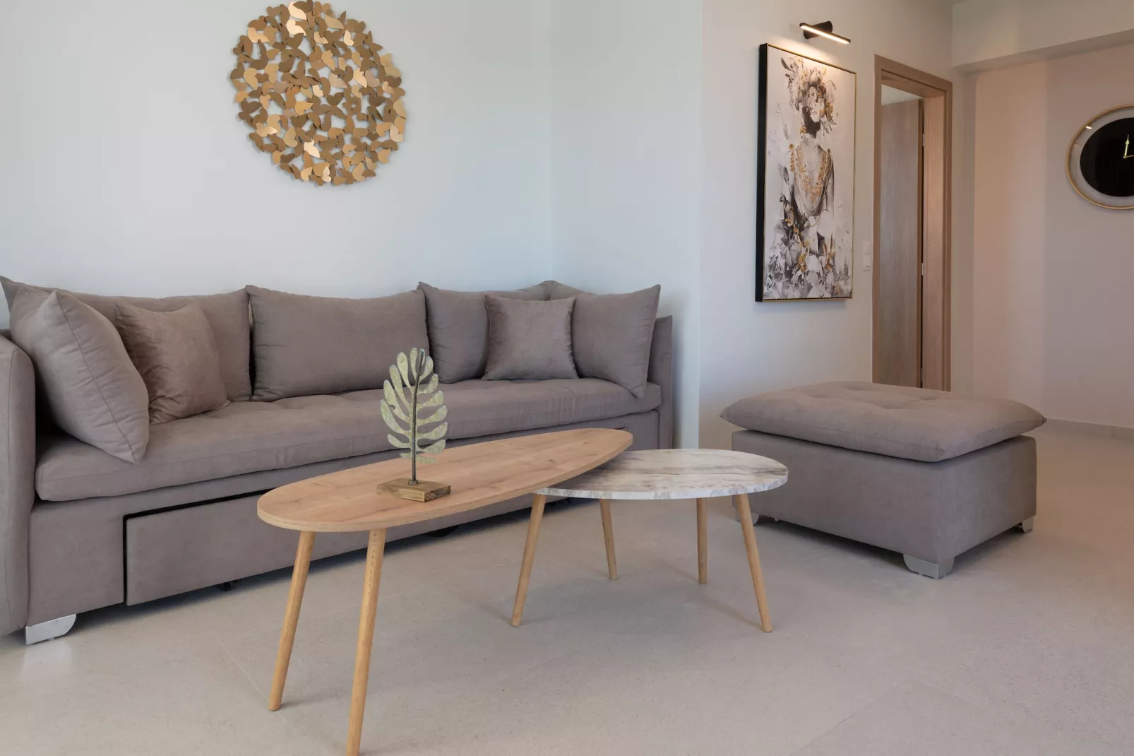 Athel Panoramic view Villas Stavros-Woonkamer