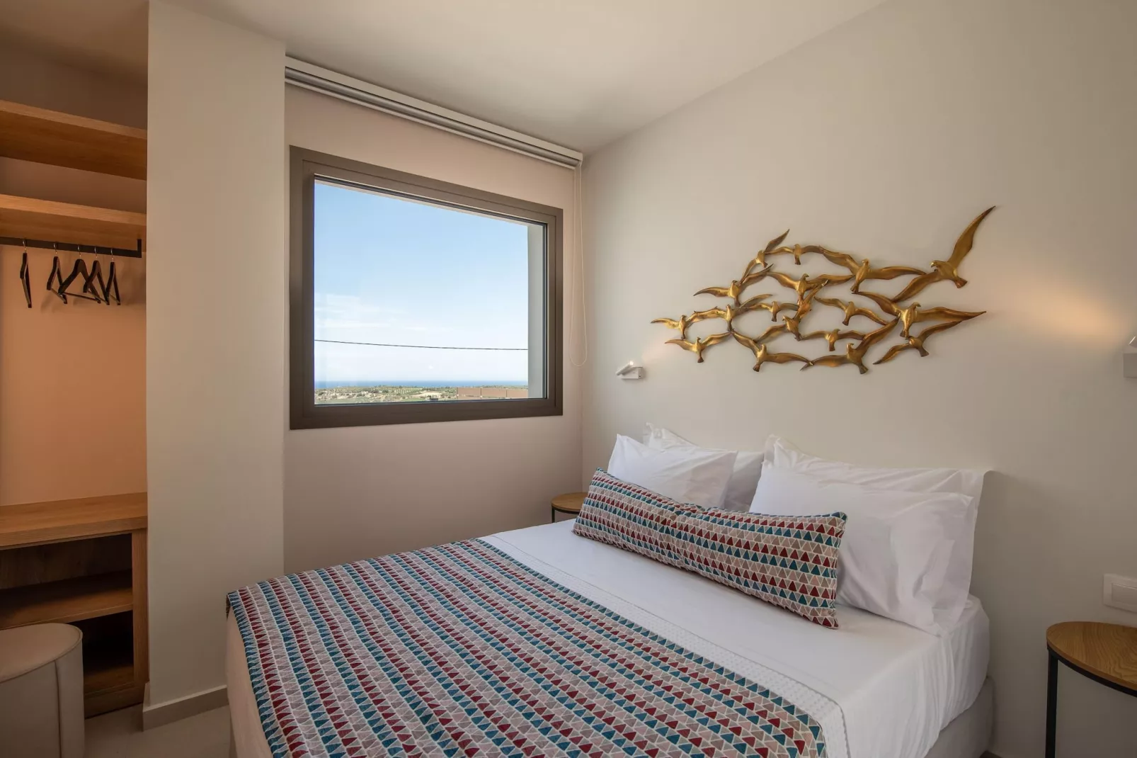 Athel Panoramic view Villas Stavros-Slaapkamer