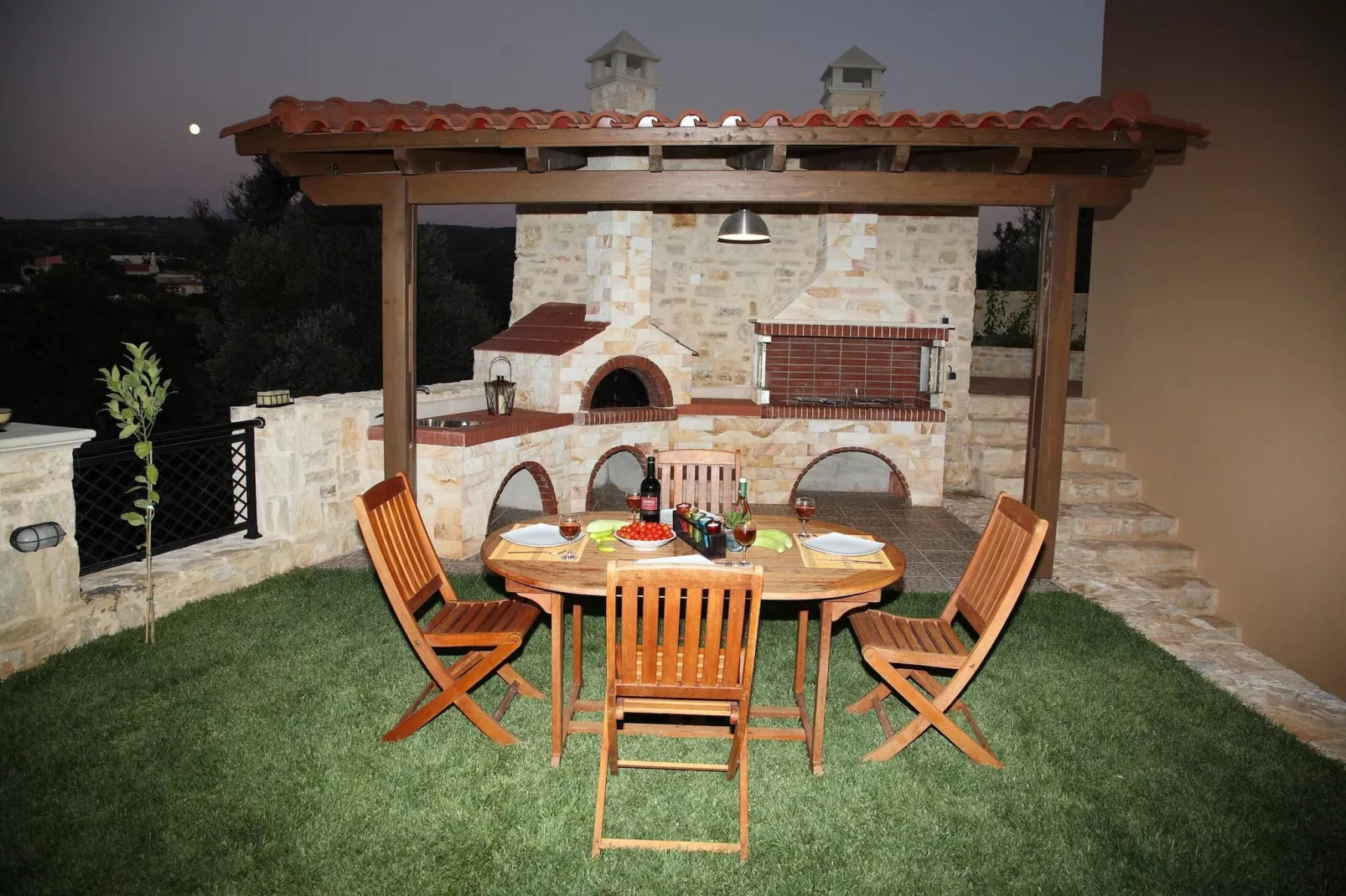 Agnanti Despoina villa with private pool-Terrasbalkon