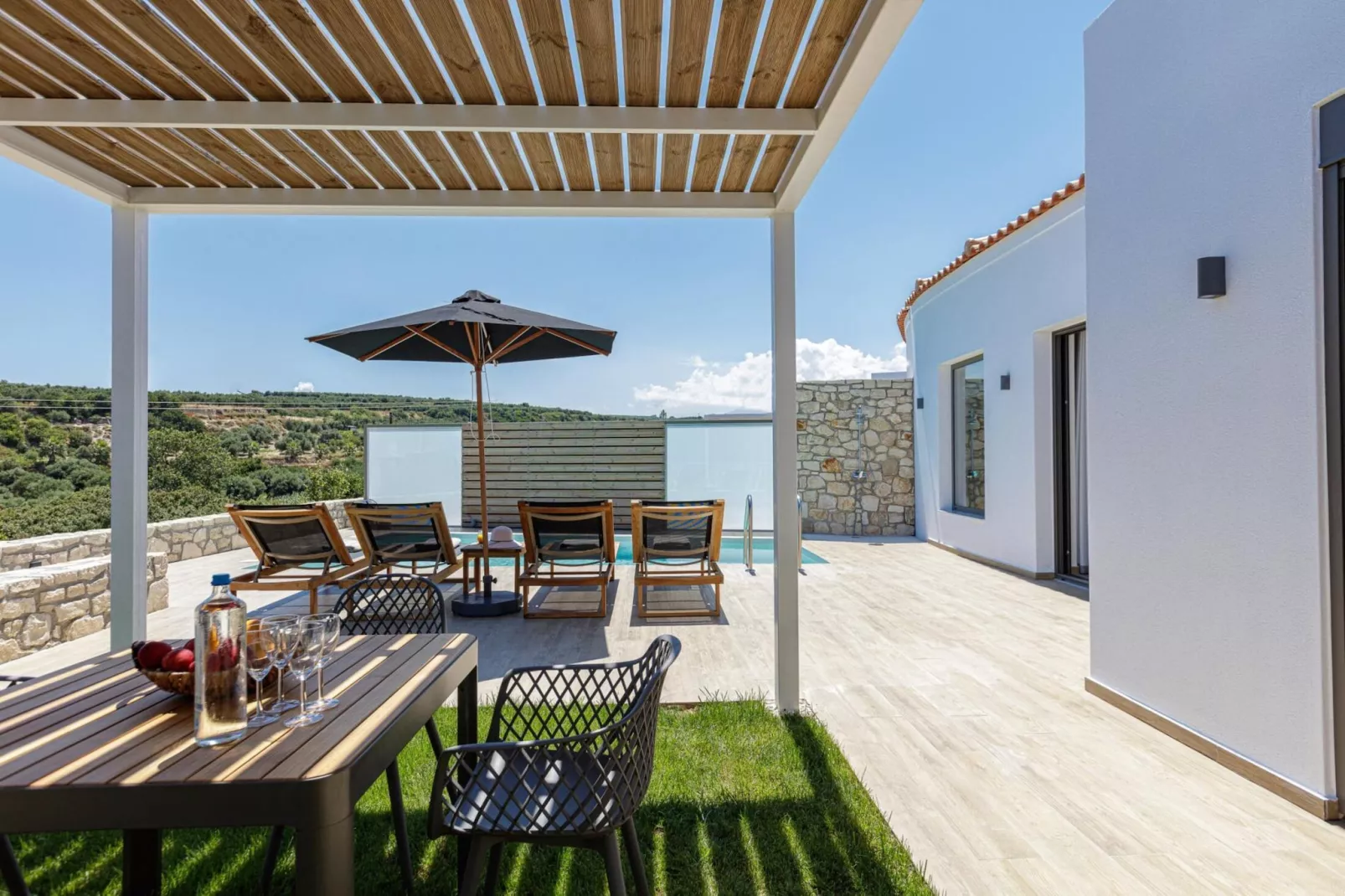 Luxury Villa Verde-Terrasbalkon