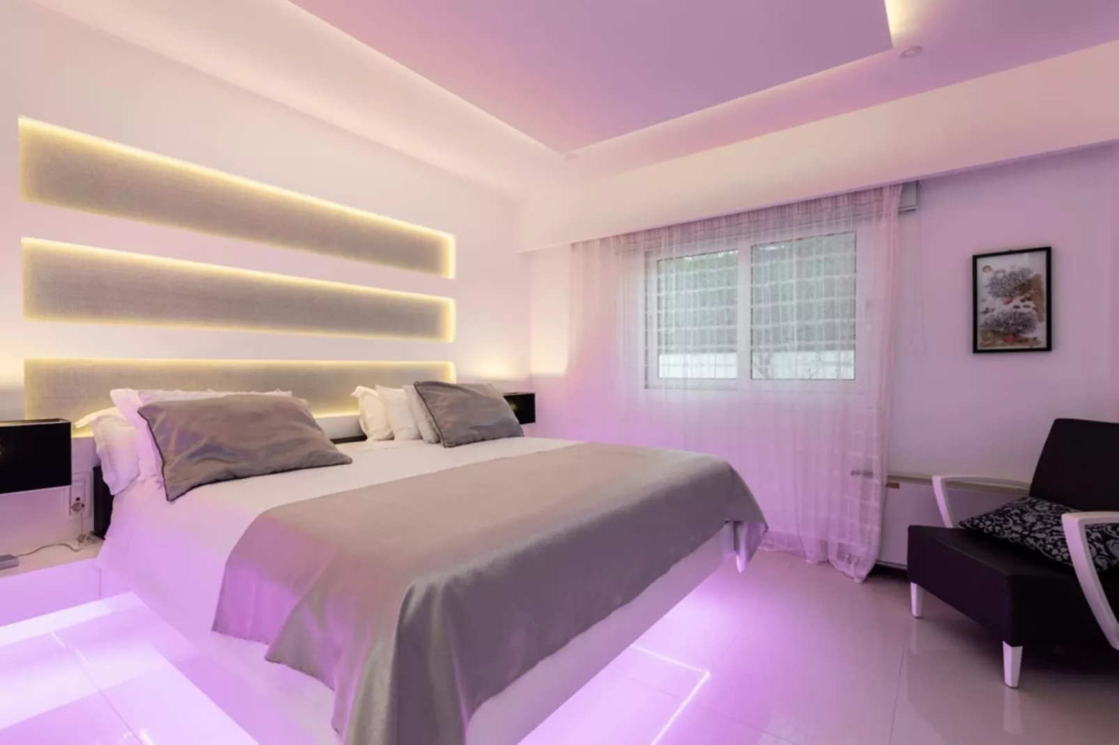 Luxury Villa Cavo Mare Meltemi with pool & jacuzzi-Slaapkamer