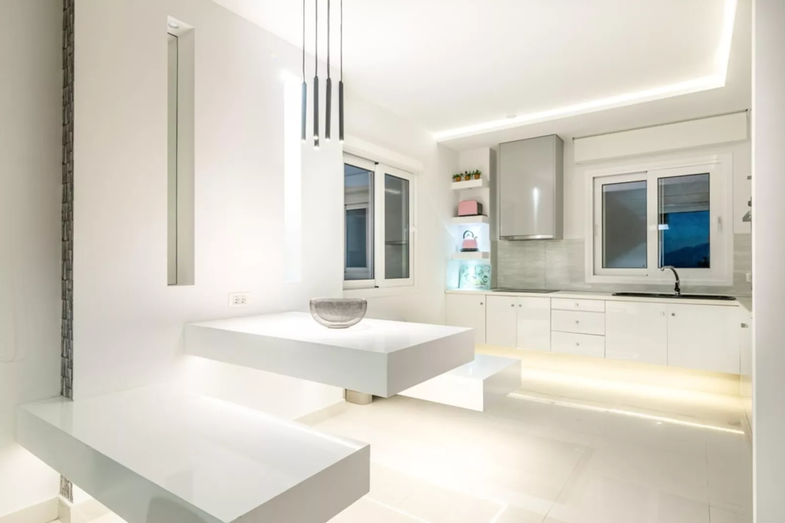Luxury Villa Cavo Mare Meltemi with pool & jacuzzi-Badkamer