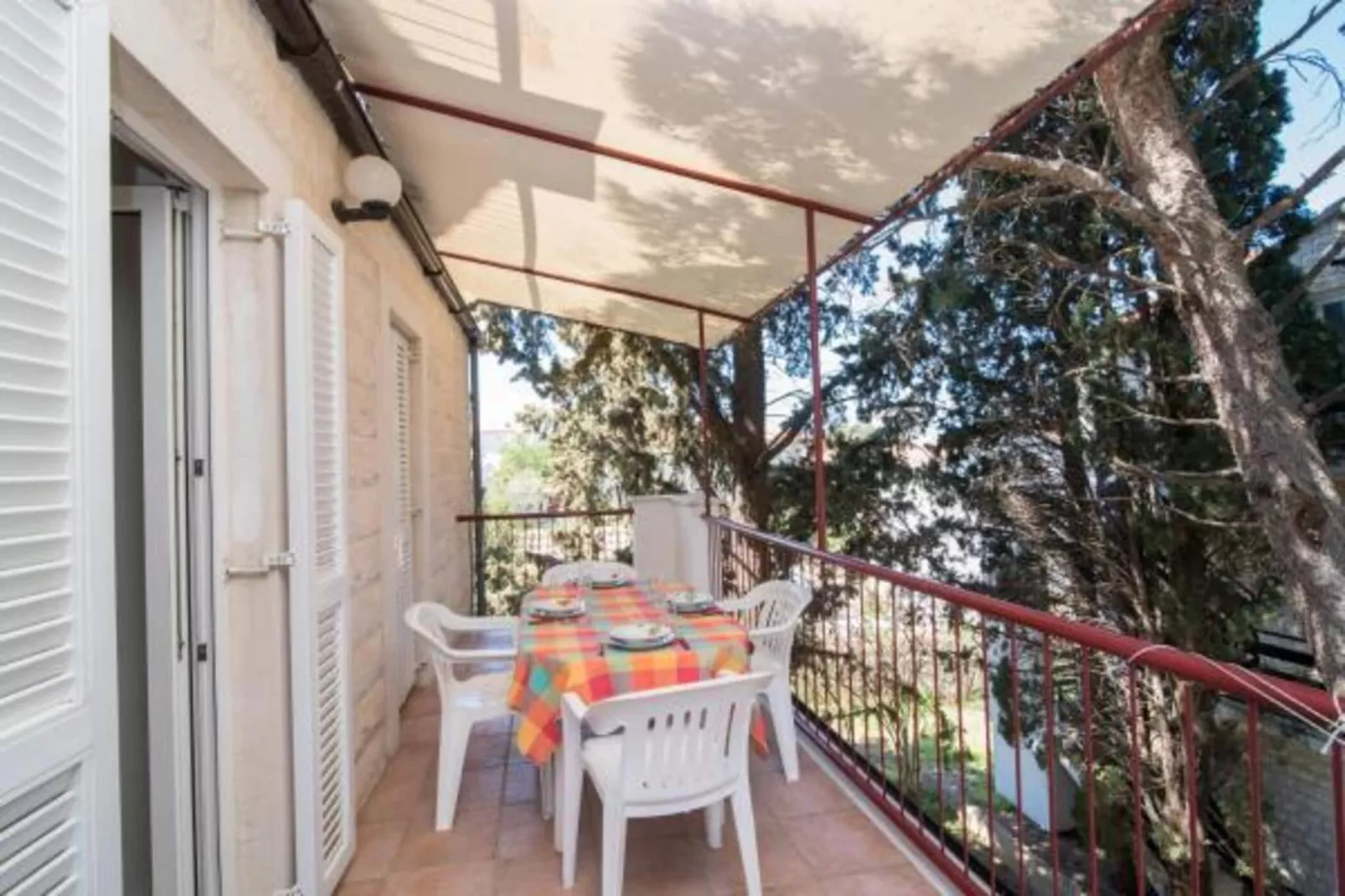 Apartments Boguvila - Two-Bedroom Economy Apartment with Terrace (A5) - (ST)-Terrasbalkon