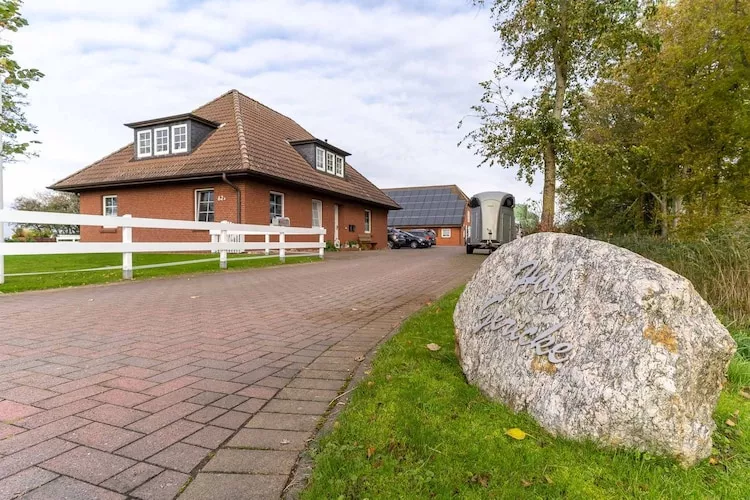 Ferienwohnung bi uns to Hus Tönning-Buitenkant zomer