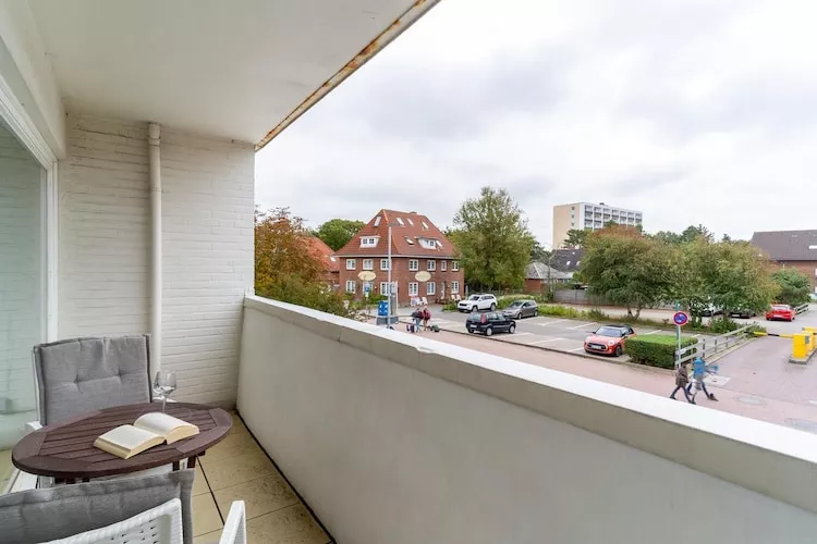 App59 3 Pers St Peter - Ording-Terrasbalkon