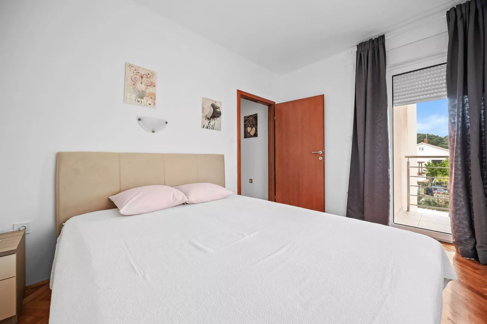 Apartments Neda - Two Bedroom Apartment Maslina-Slaapkamer
