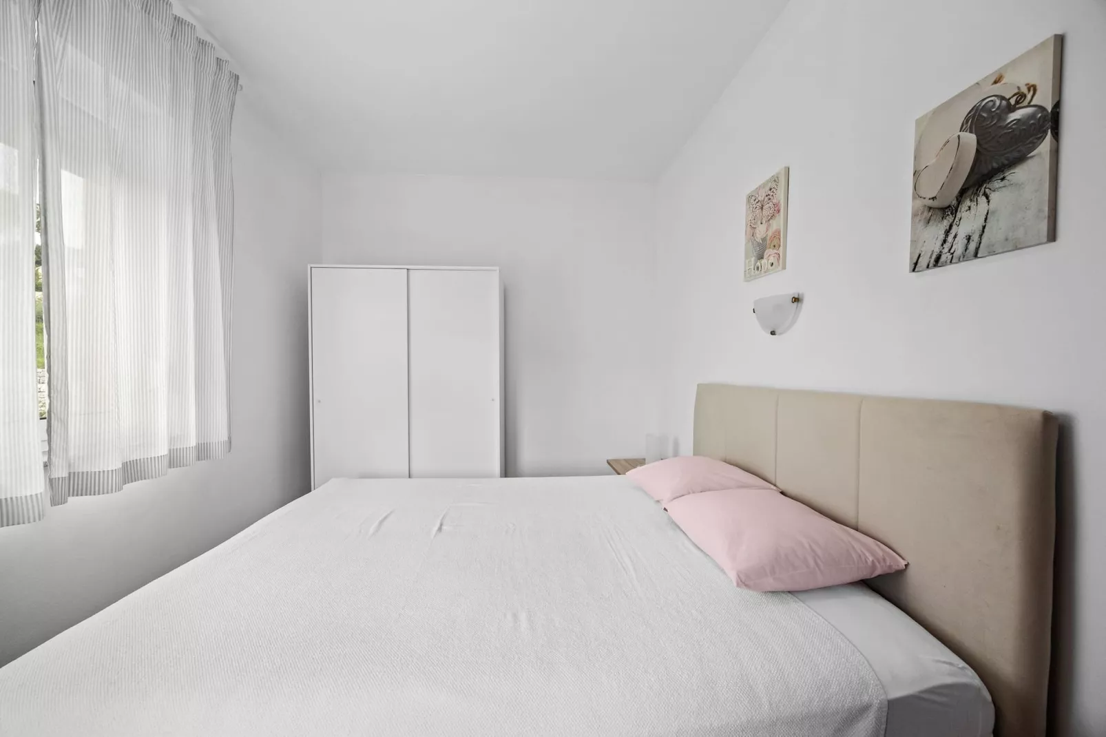 Apartments Neda - Two Bedroom Apartment Maslina-Slaapkamer