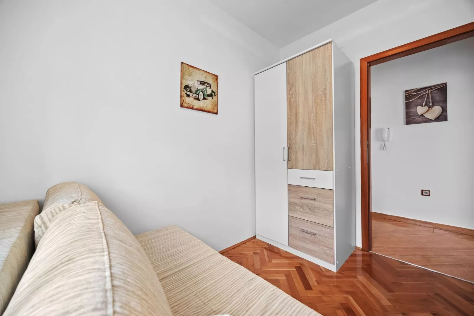 Apartments Neda - Two Bedroom Apartment Maslina-Slaapkamer