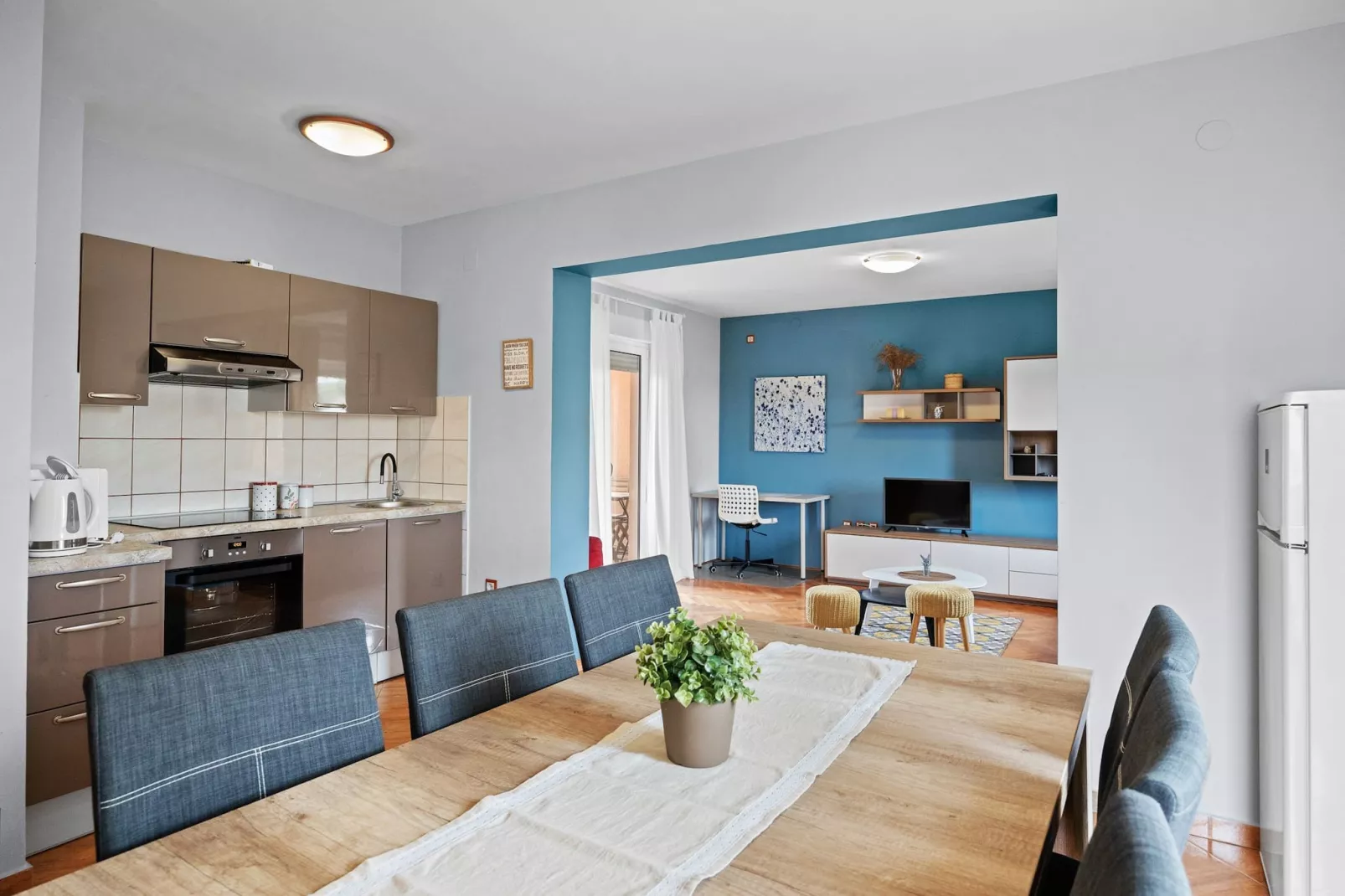 Apartments Neda - Apartment Smilje with Sea View-Keuken
