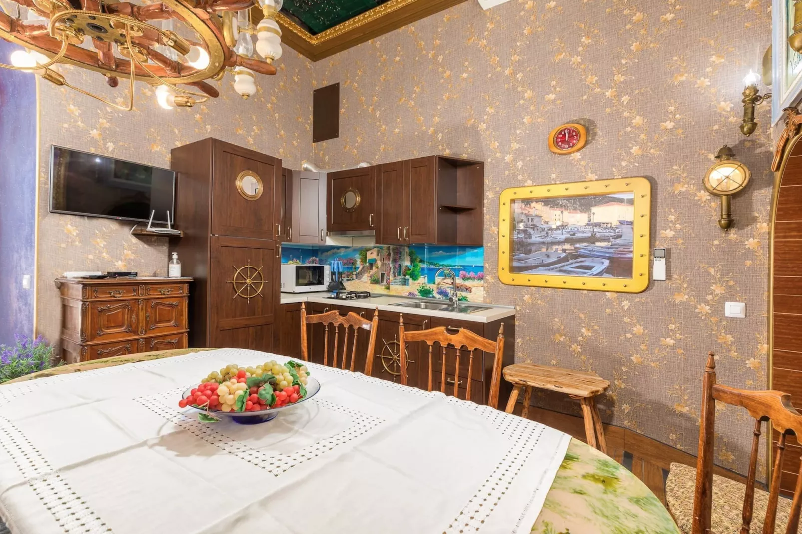 Apartment Jahta Valentina (6+1) - Lungomare Cres-Keuken