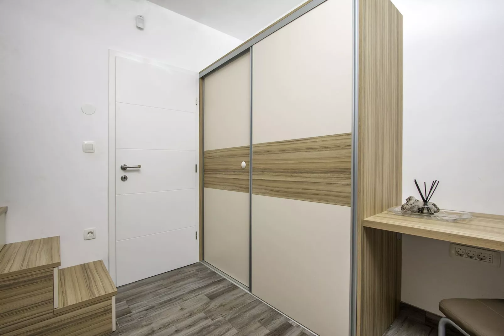 Apartment Volme - Private Pool and Sea View-Slaapkamer