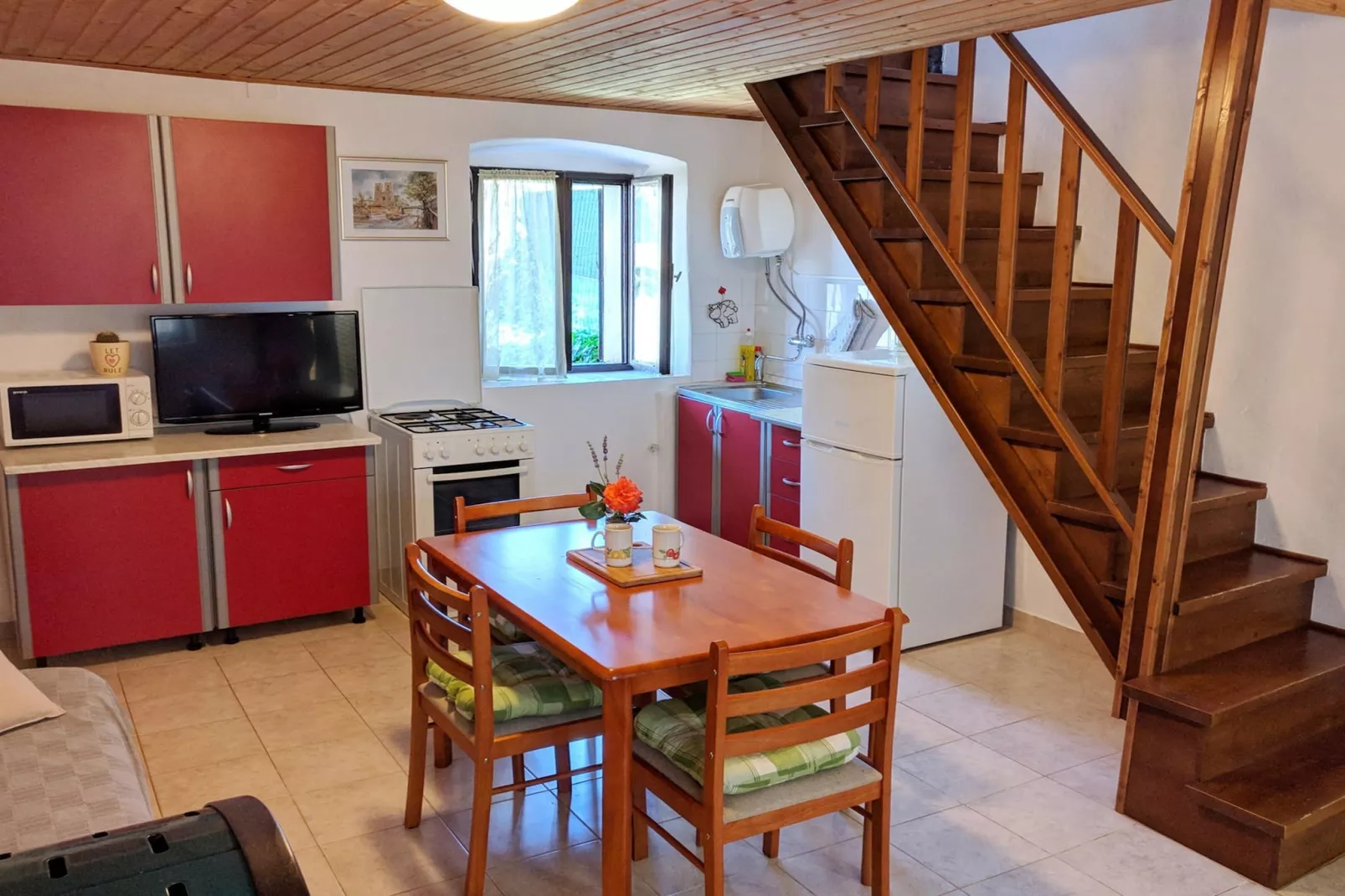 Holiday Home Sabina - Private Pool, BBQ Area-Woonkamer