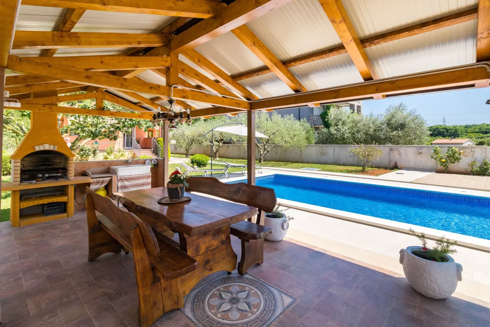 Holiday Home Dolinka with Private Pool-Terras