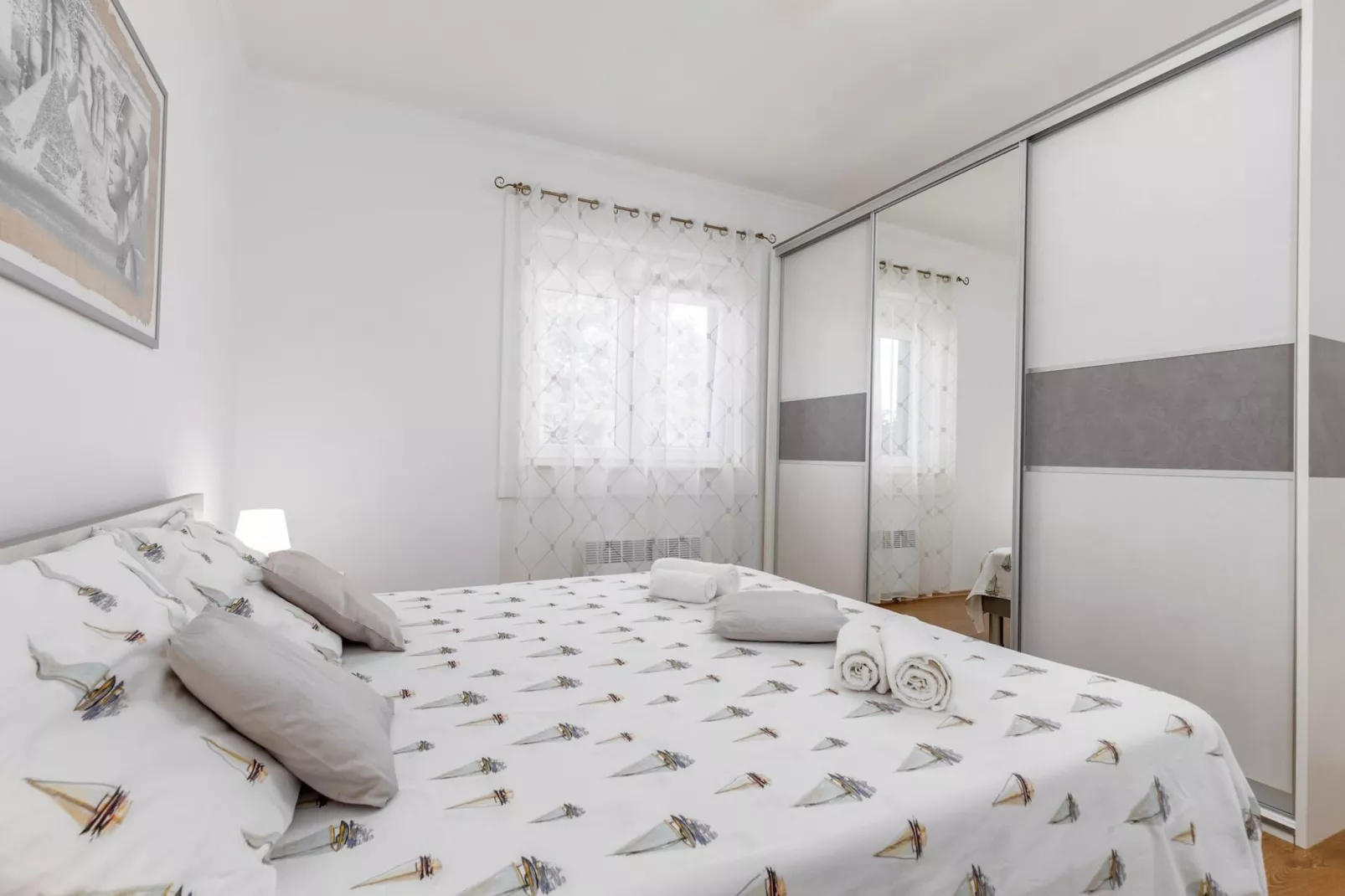 Sabi Relax Zone Apartment - Private Pool & Jacuzzi-Slaapkamer