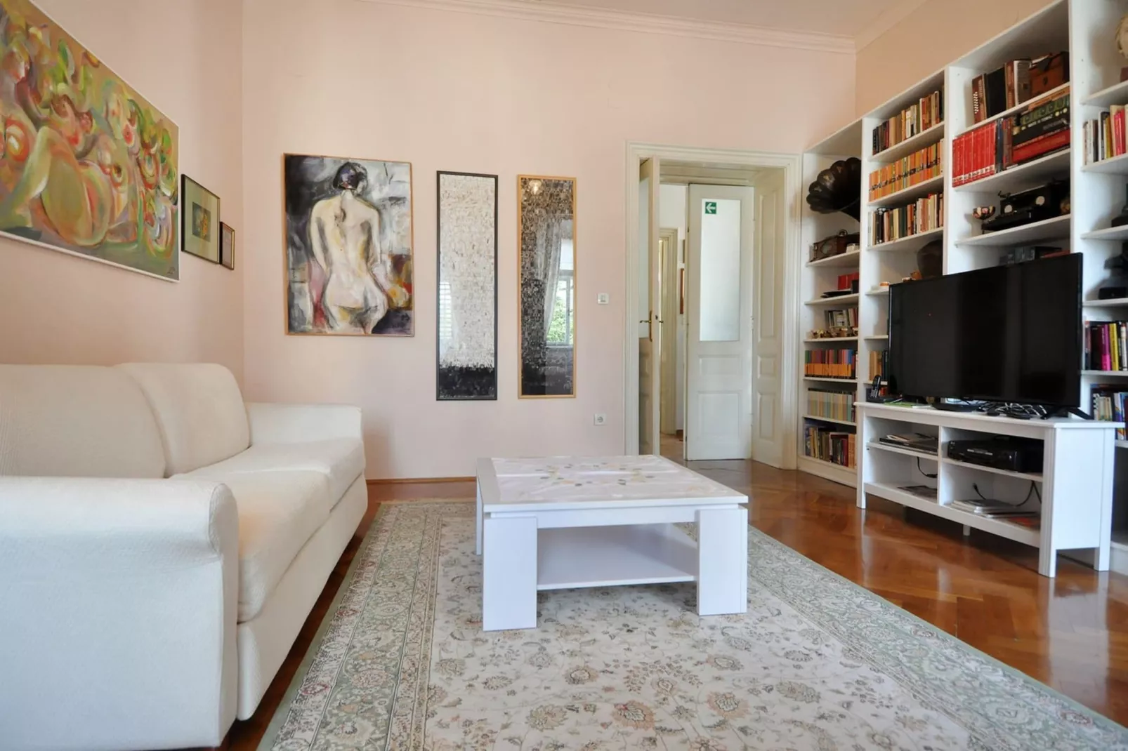 Amphitheater Art Apartment-Woonkamer