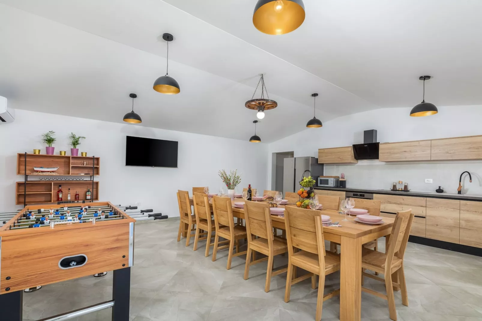 Villa Berg II - Pool, Game Room, Trampoline-Eetkamer