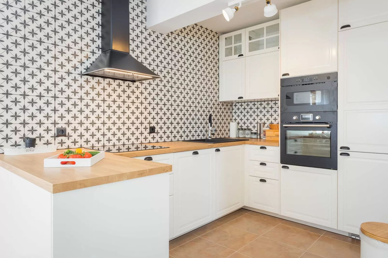 Cesare 5-Modern Apartment with Shared Pool-Keuken