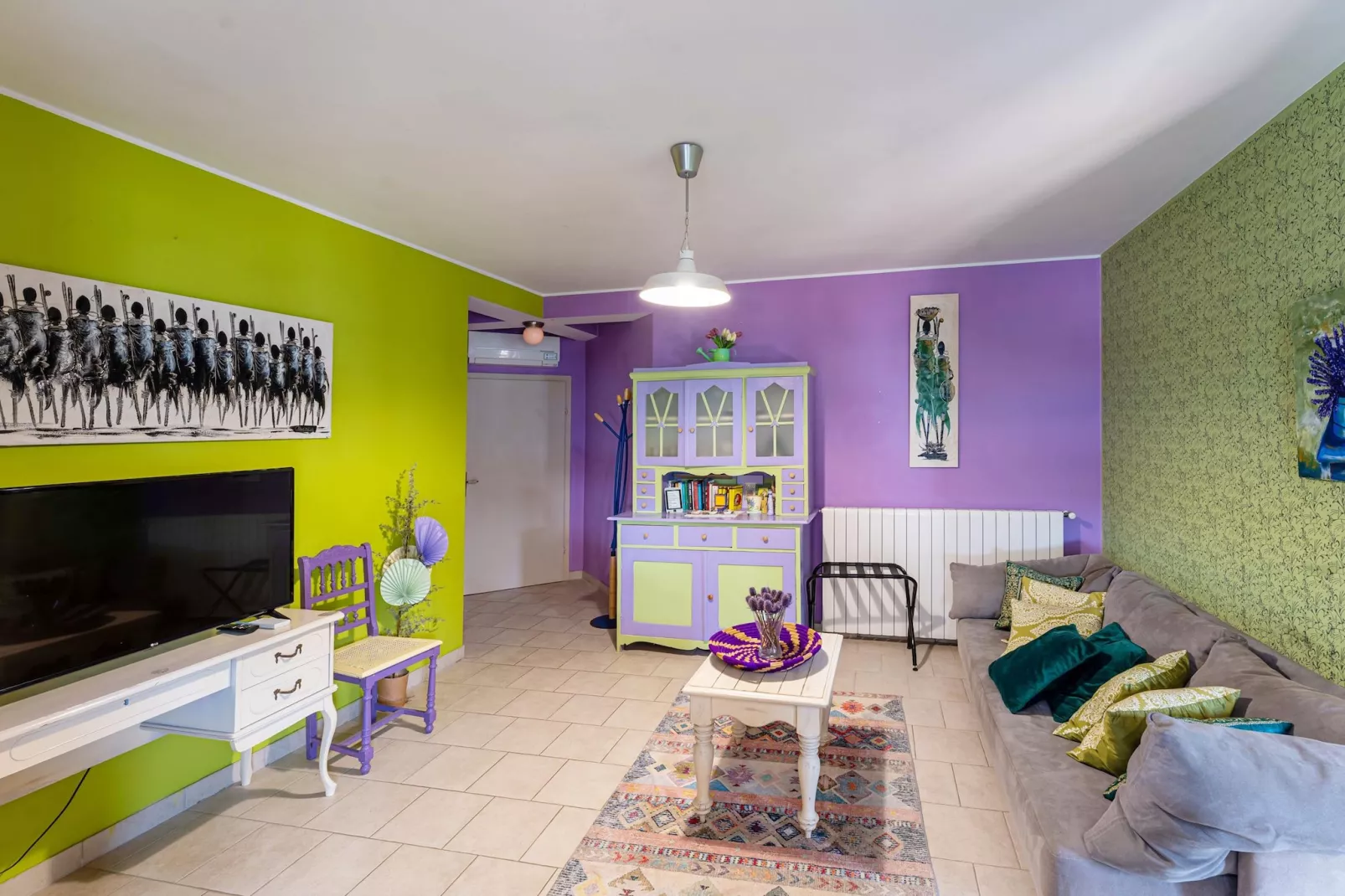 Oliveto - Apartment Lavanda with Sea View-Woonkamer
