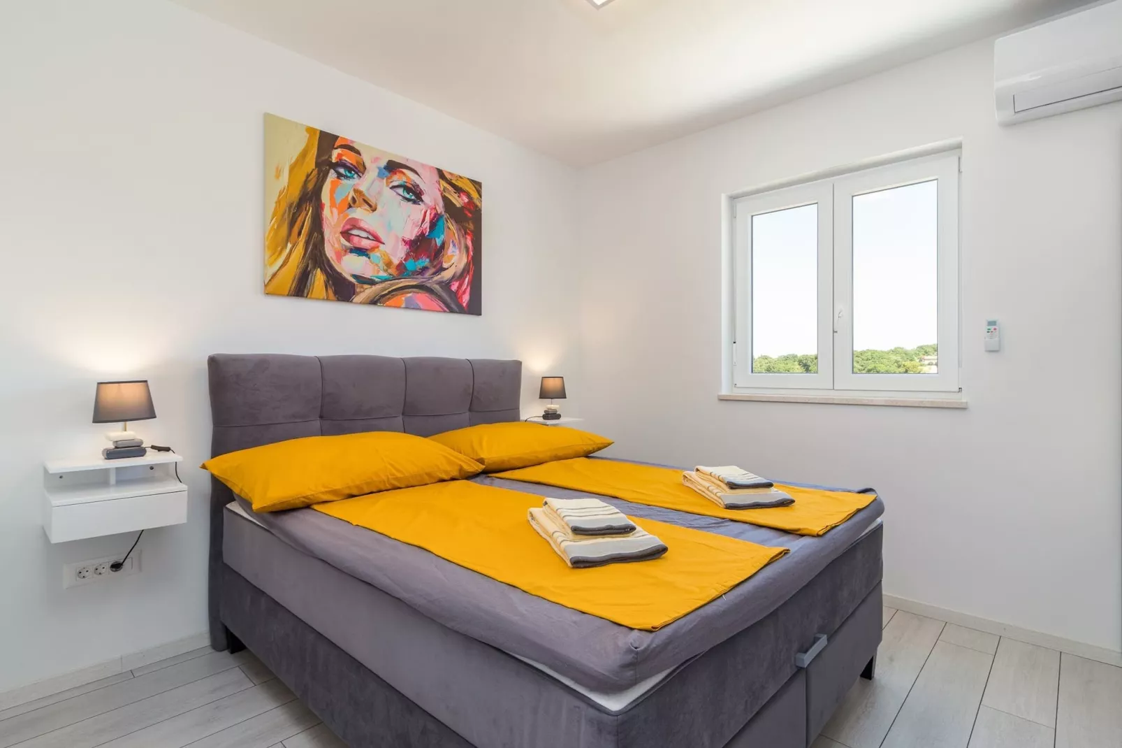 Penthouse Sax with Sea View-Slaapkamer