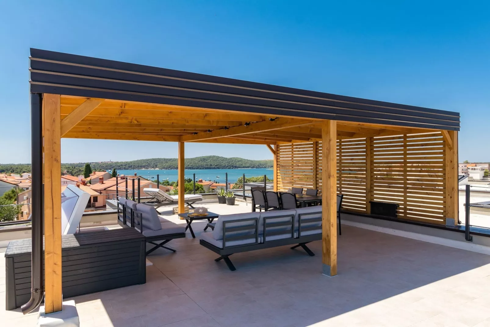 Penthouse Sax with Sea View-Terrasbalkon