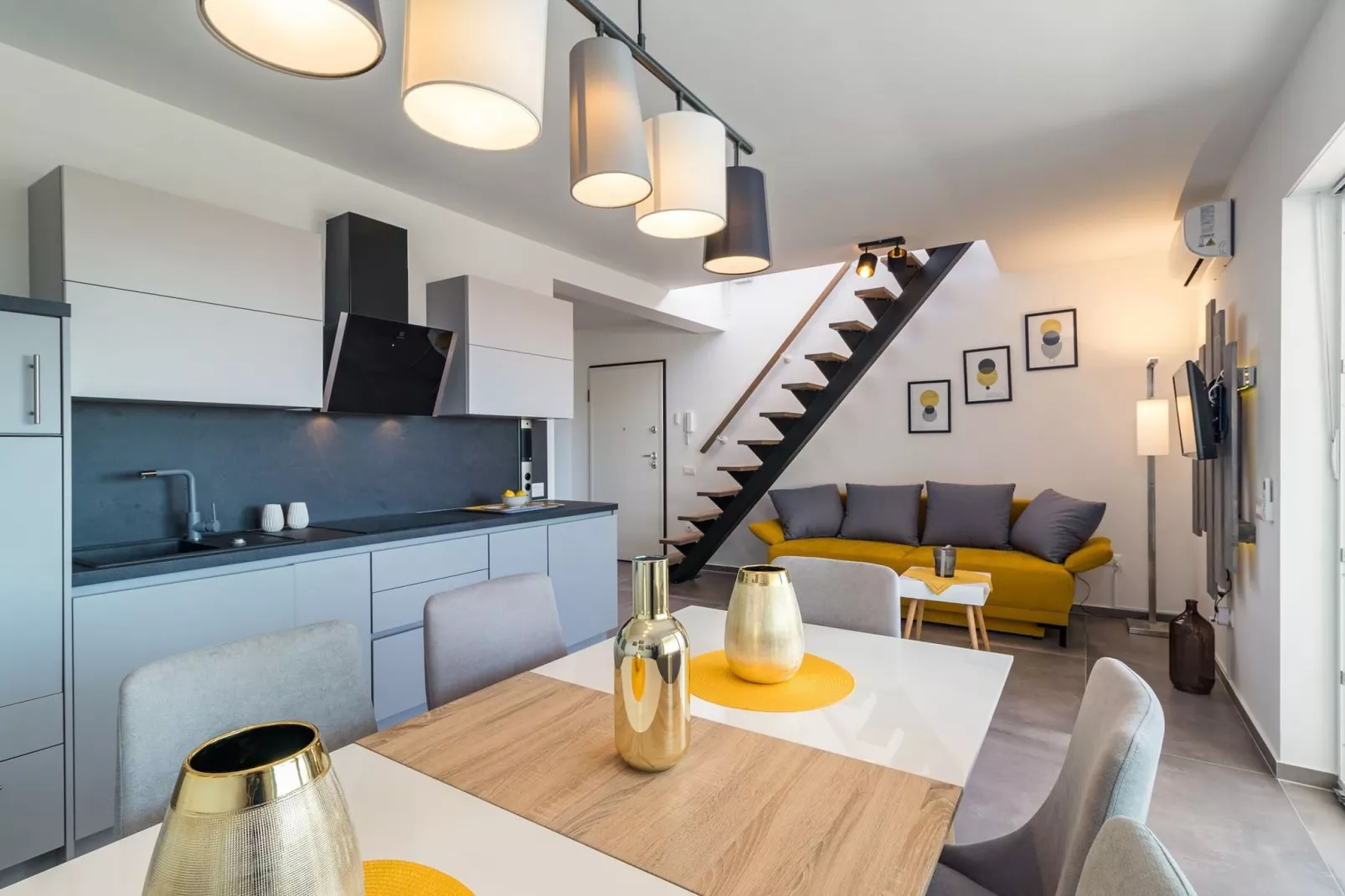 Penthouse Sax with Sea View-Keuken