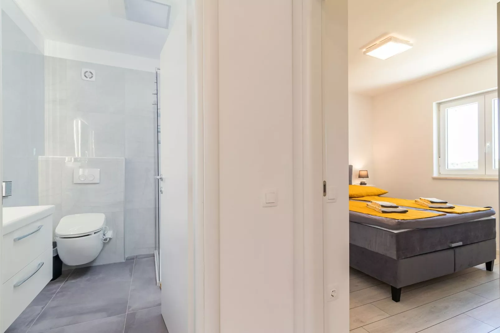 Penthouse Sax with Sea View-Badkamer