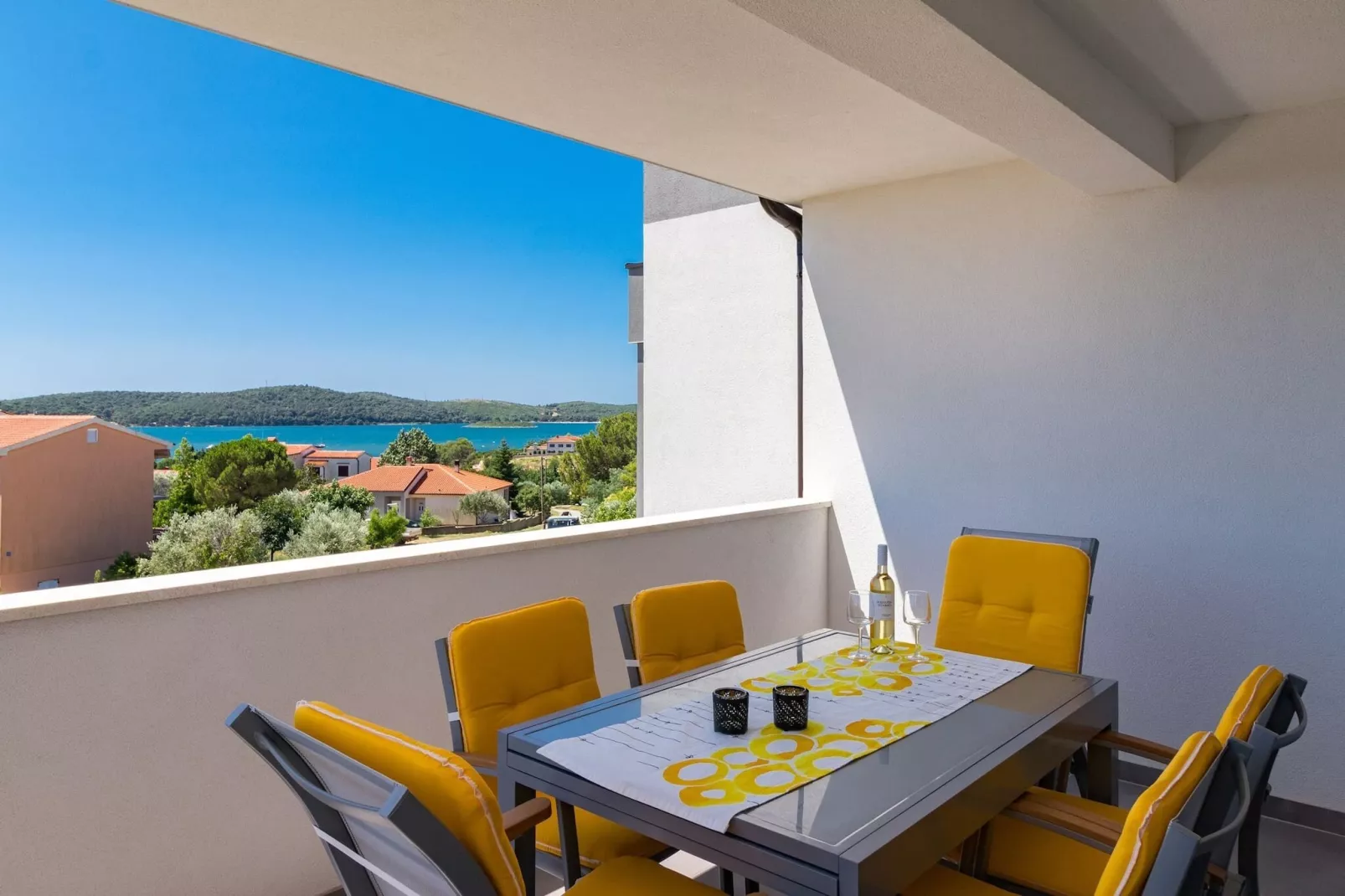 Penthouse Sax with Sea View-Terrasbalkon